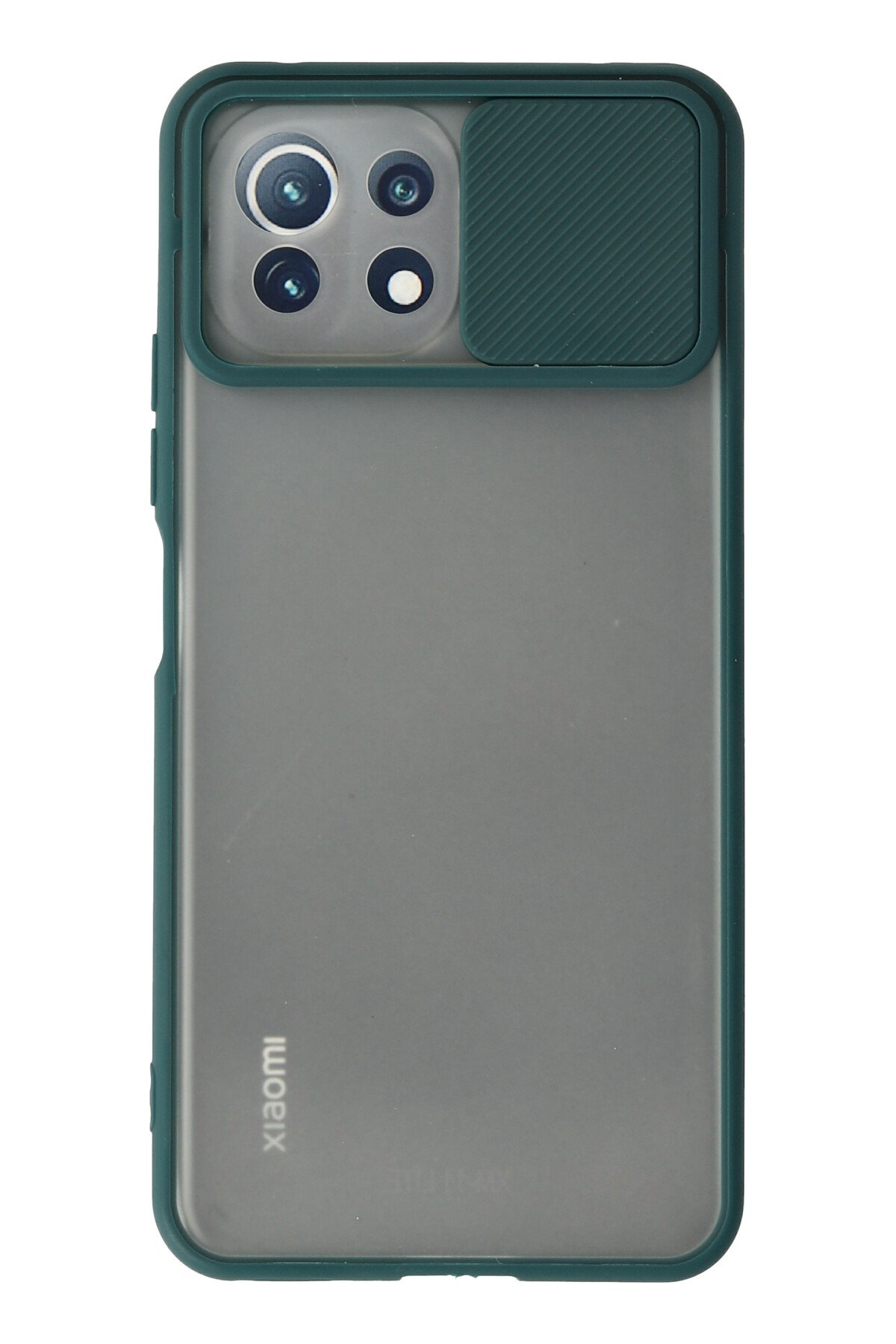 Newface Xiaomi Mİ 11 Lite Kılıf Sofya Yüzüklü Silikon Kapak - Lacivert