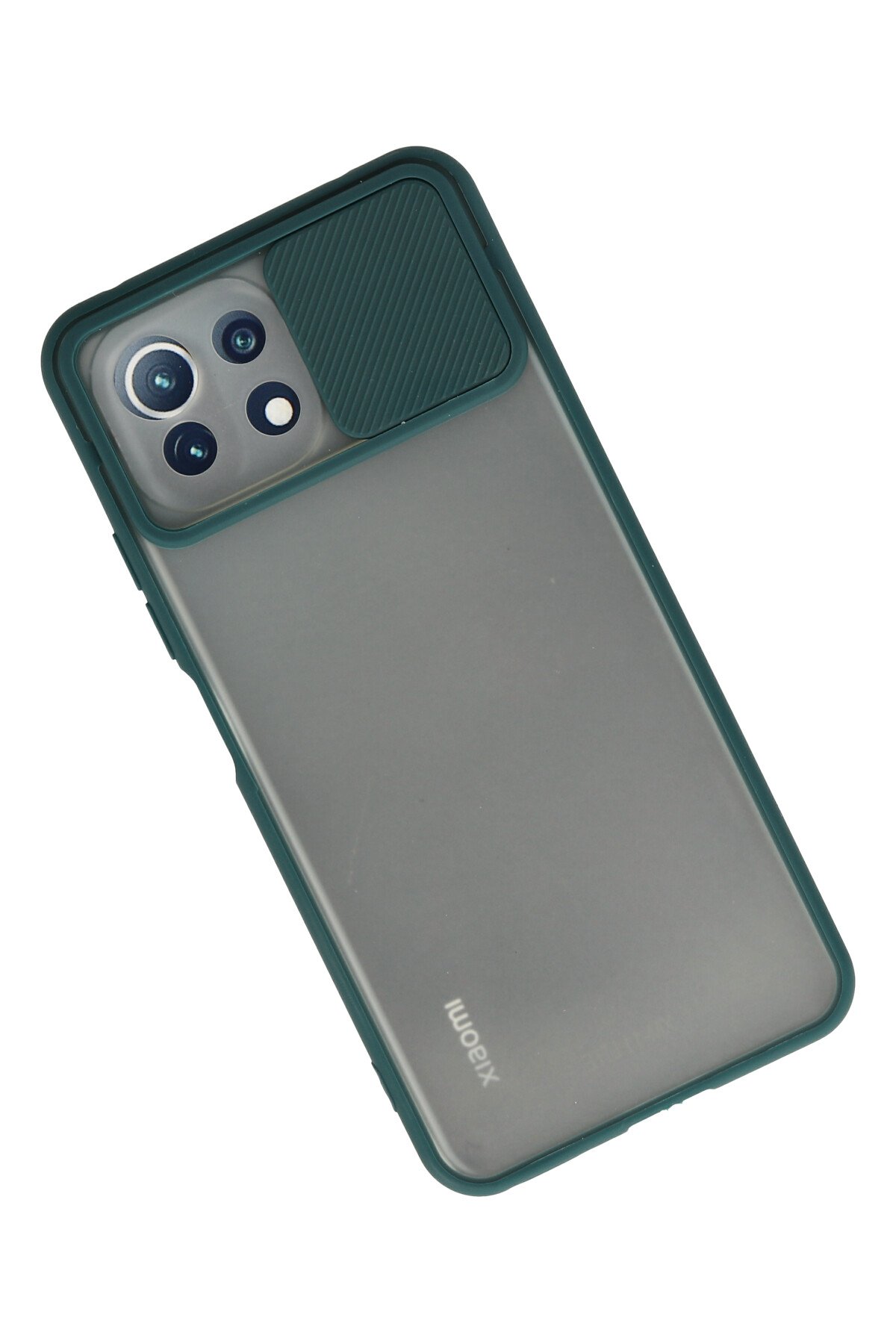 Newface Xiaomi Mİ 11 Lite Kılıf Sofya Yüzüklü Silikon Kapak - Lacivert