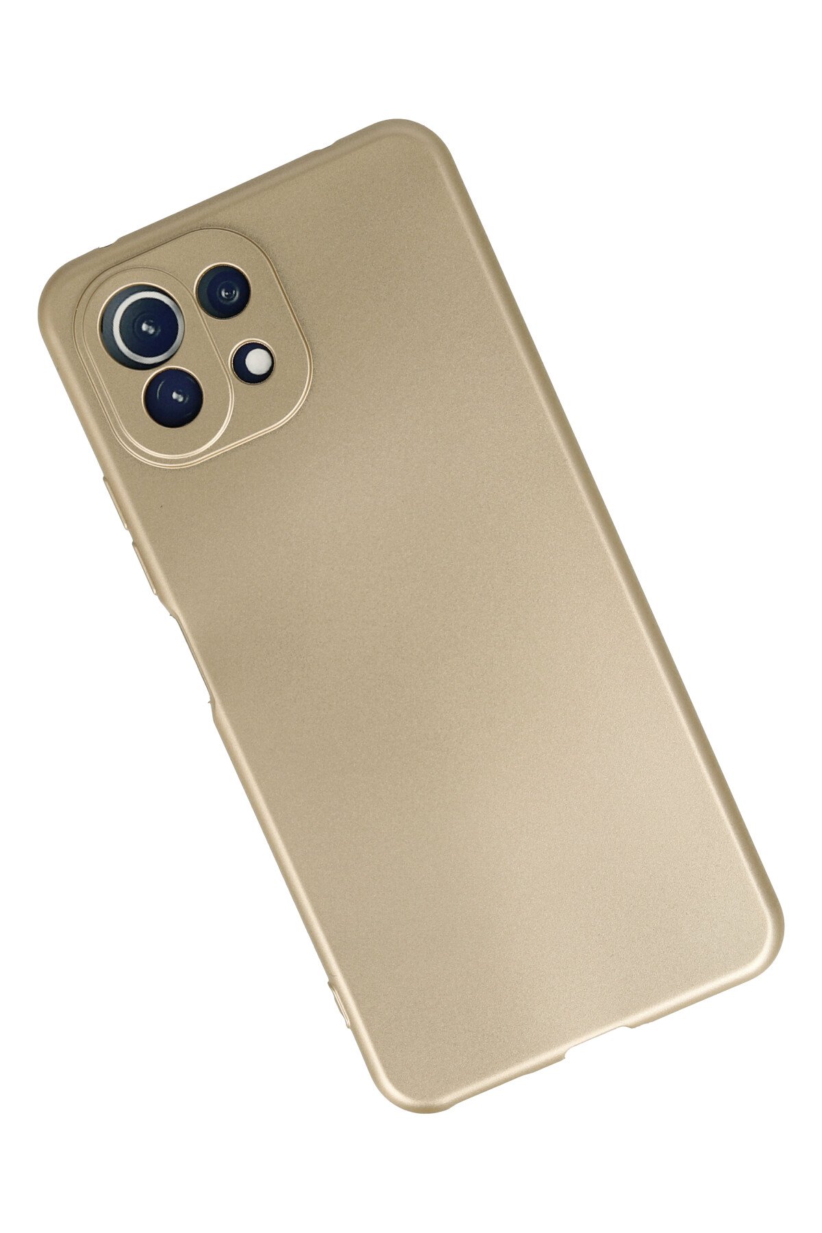 Newface Xiaomi Mİ 11 Lite Kılıf Pars Lens Yüzüklü Silikon - Kırmızı