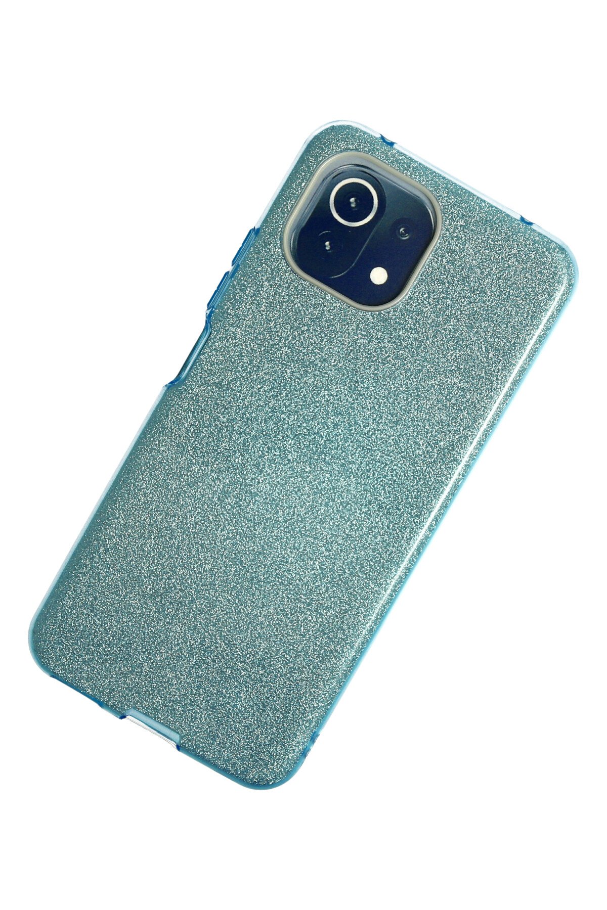 Newface Xiaomi Mİ 11 Lite Kılıf Color Lens Silikon - Kırmızı