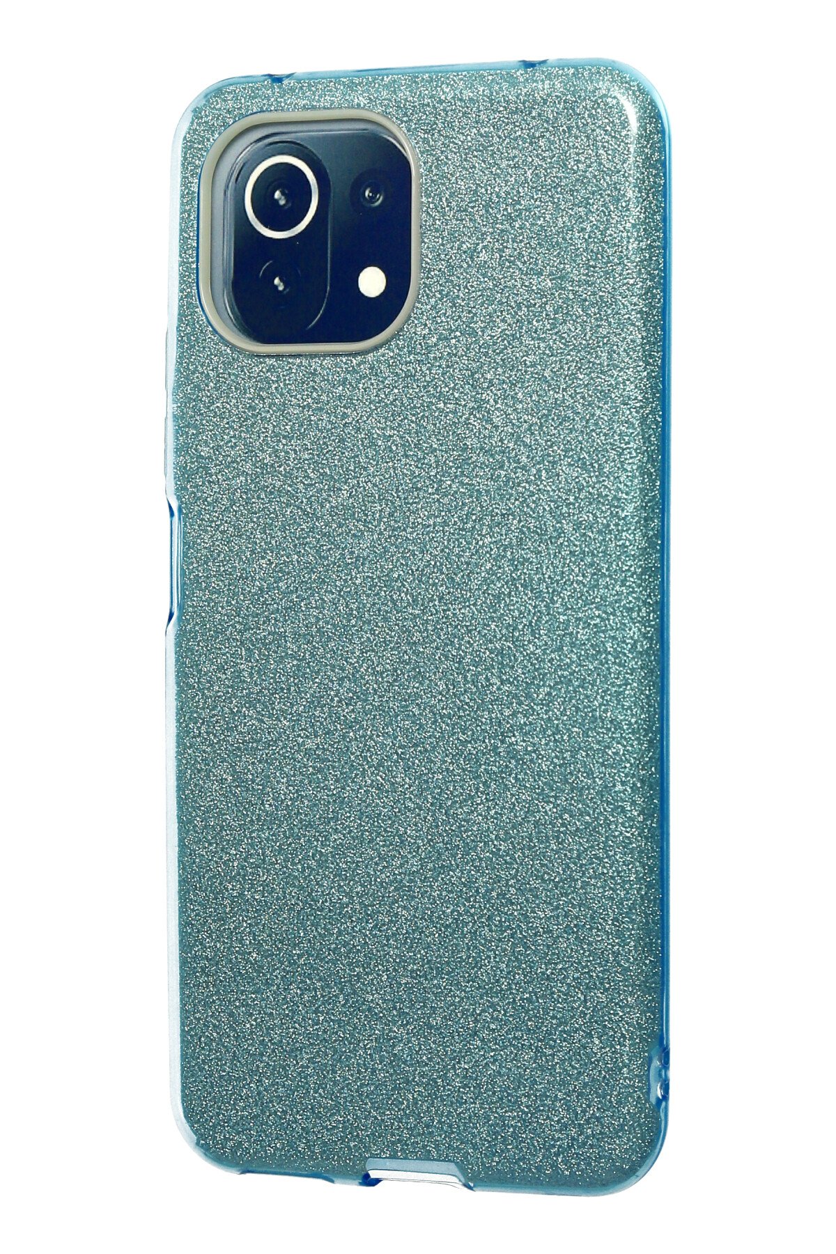 Newface Xiaomi Mİ 11 Lite Kılıf Color Lens Silikon - Kırmızı