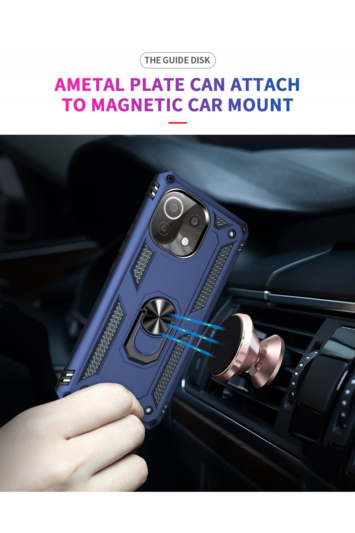 Newface Xiaomi Mİ 11 Lite Kılıf Platin Silikon - Mavi