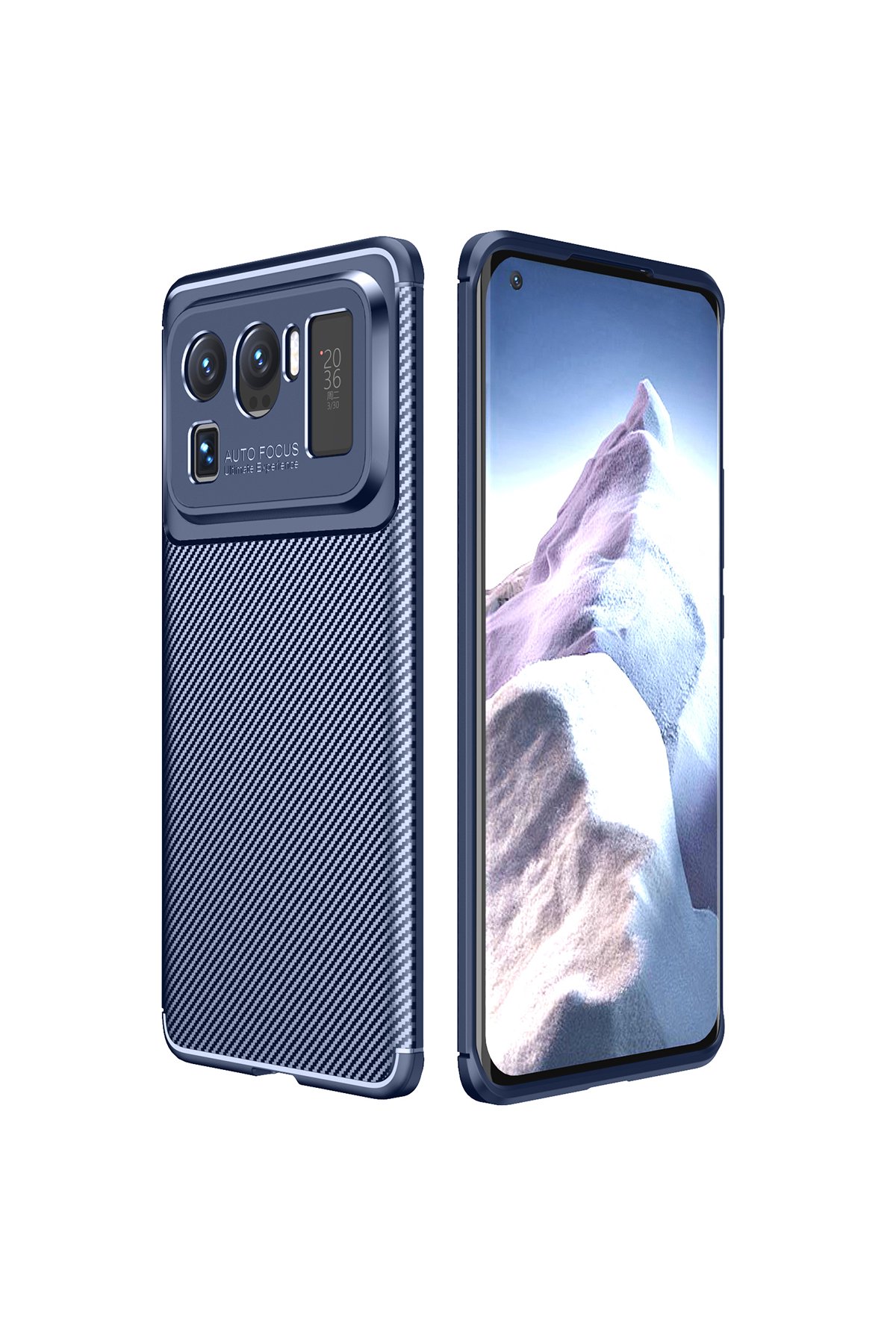 Newface Xiaomi Mi 11 Ultra Kılıf Volet Silikon - Beyaz