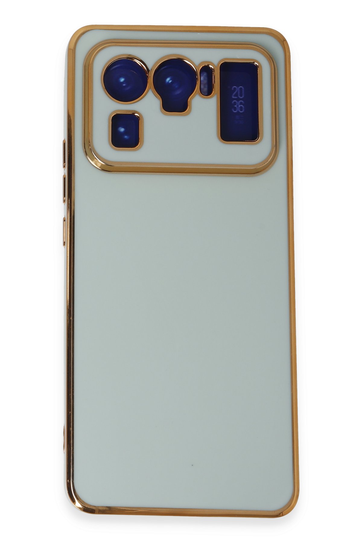 Newface Xiaomi Mi 11 Ultra Kılıf Volet Silikon - Mavi