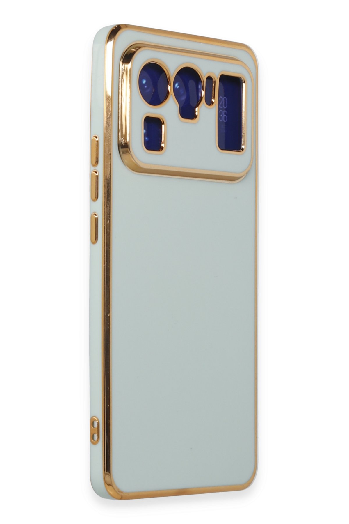 Newface Xiaomi Mi 11 Ultra Kılıf Volet Silikon - Mavi