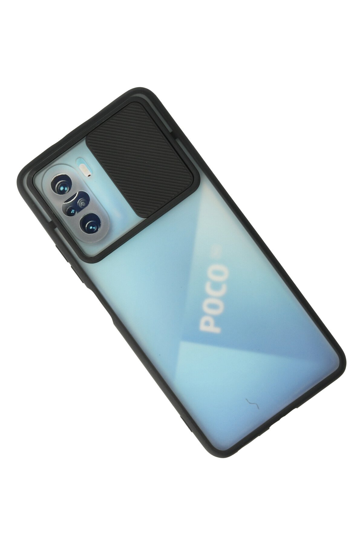 Newface Xiaomi Mi 11i Kılıf Palm Buzlu Kamera Sürgülü Silikon - Siyah