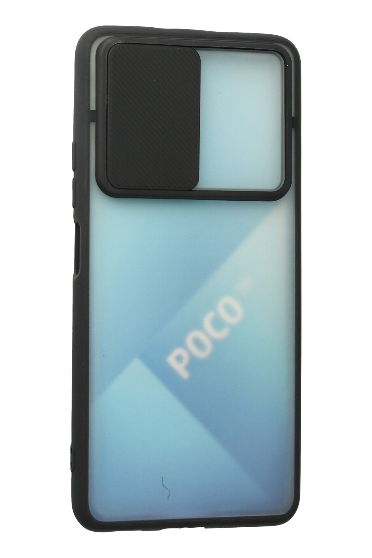 Newface Xiaomi Mi 11i Kılıf Palm Buzlu Kamera Sürgülü Silikon - Siyah