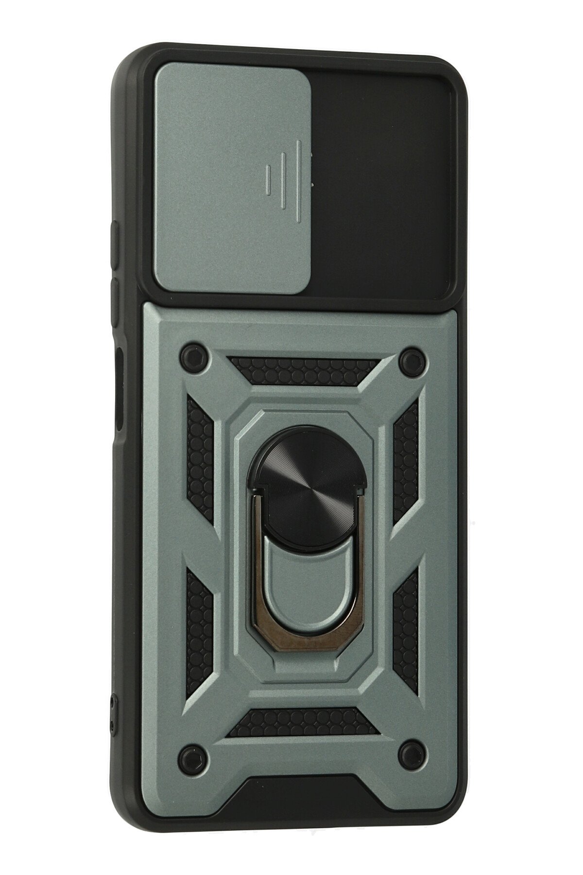 Newface Xiaomi Mi 11i Kılıf Auto Focus Karbon Kapak - Kahverengi