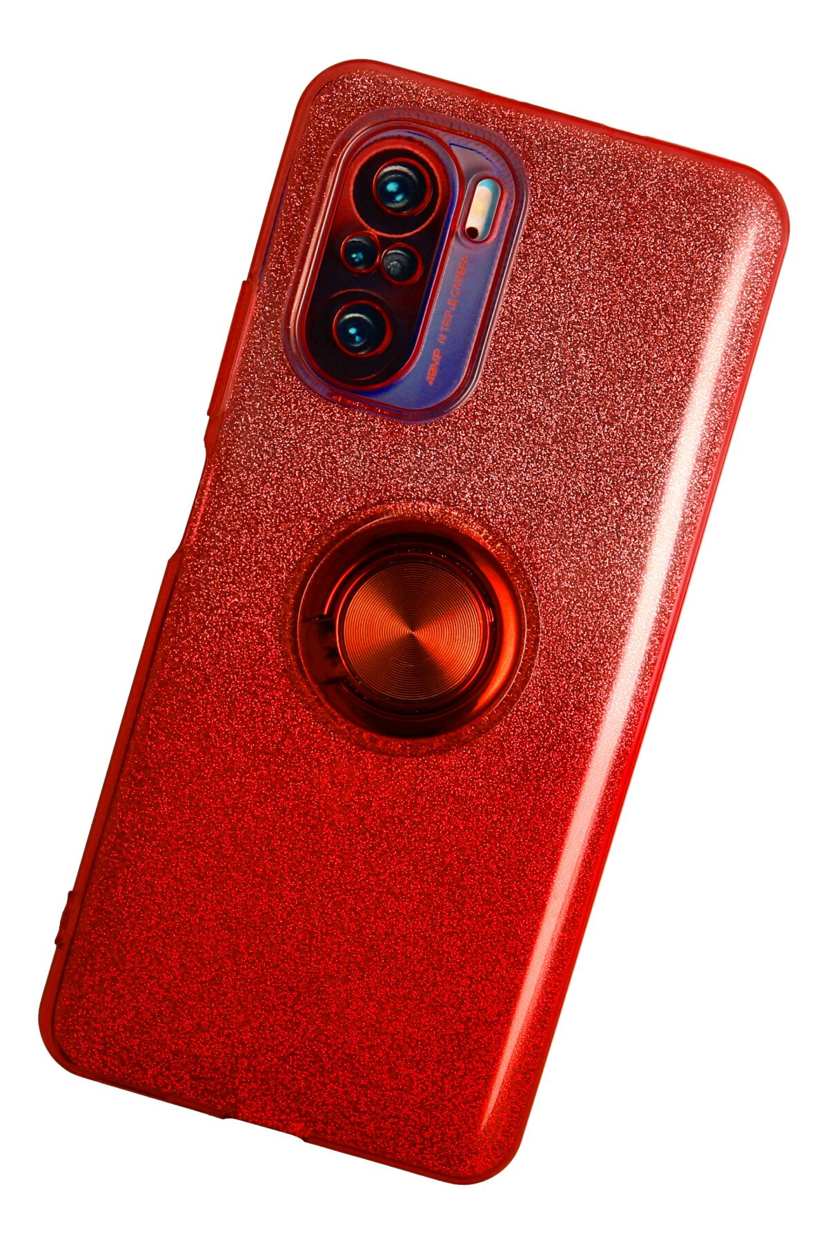 Newface Xiaomi Mi 11i Kılıf Pars Lens Yüzüklü Silikon - Gold