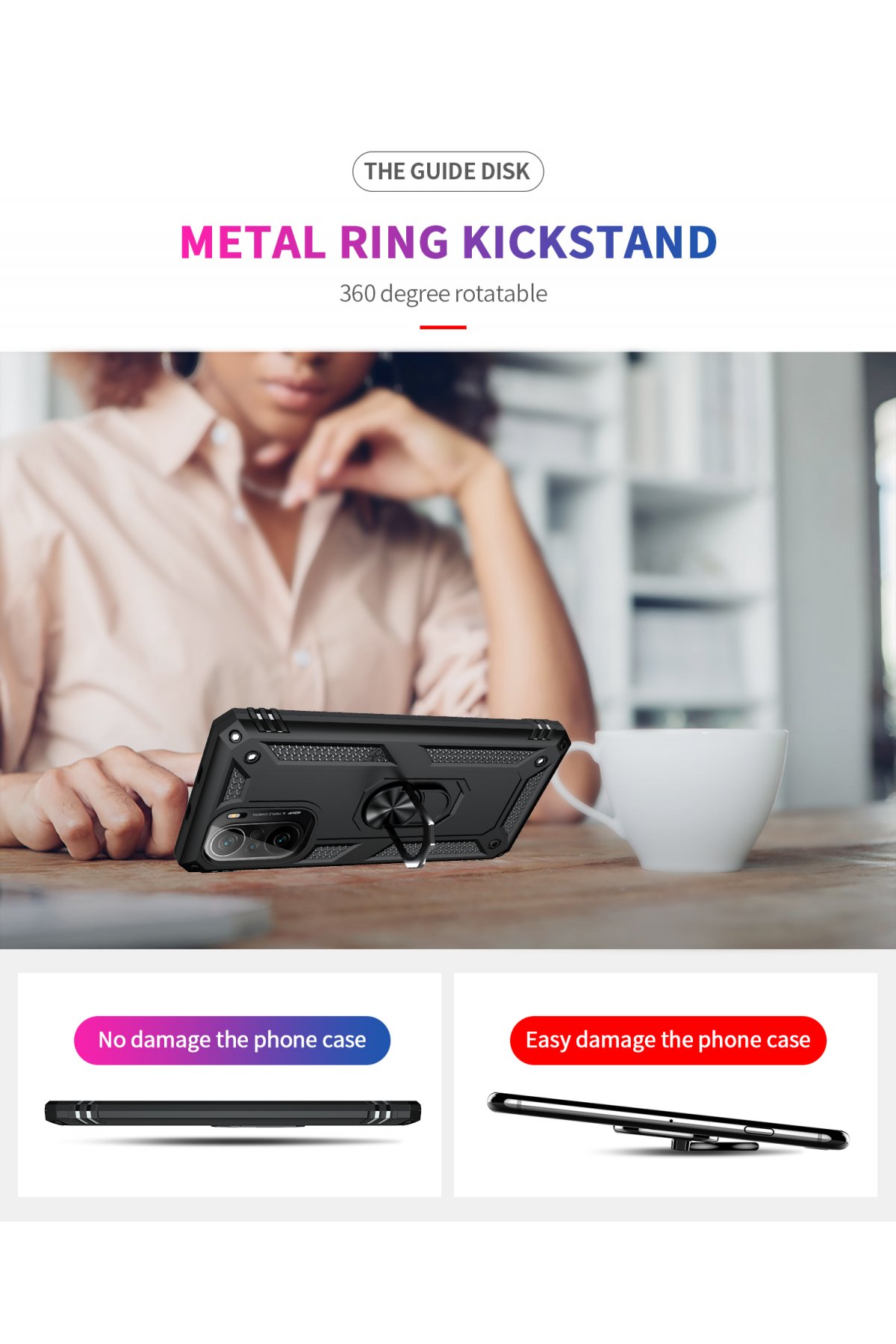 Newface Xiaomi Mi 11i Kılıf Pars Lens Yüzüklü Silikon - Yeşil