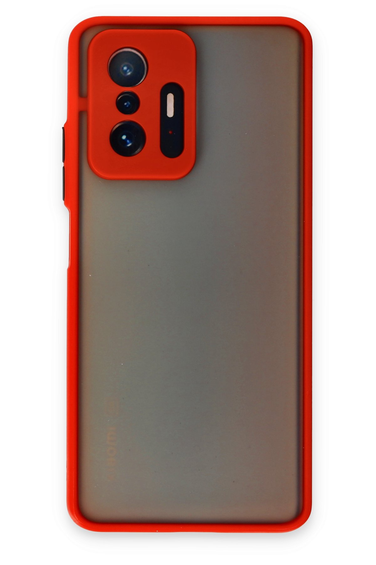Newface Xiaomi Mi 11T Kılıf Optimum Silikon - Kırmızı