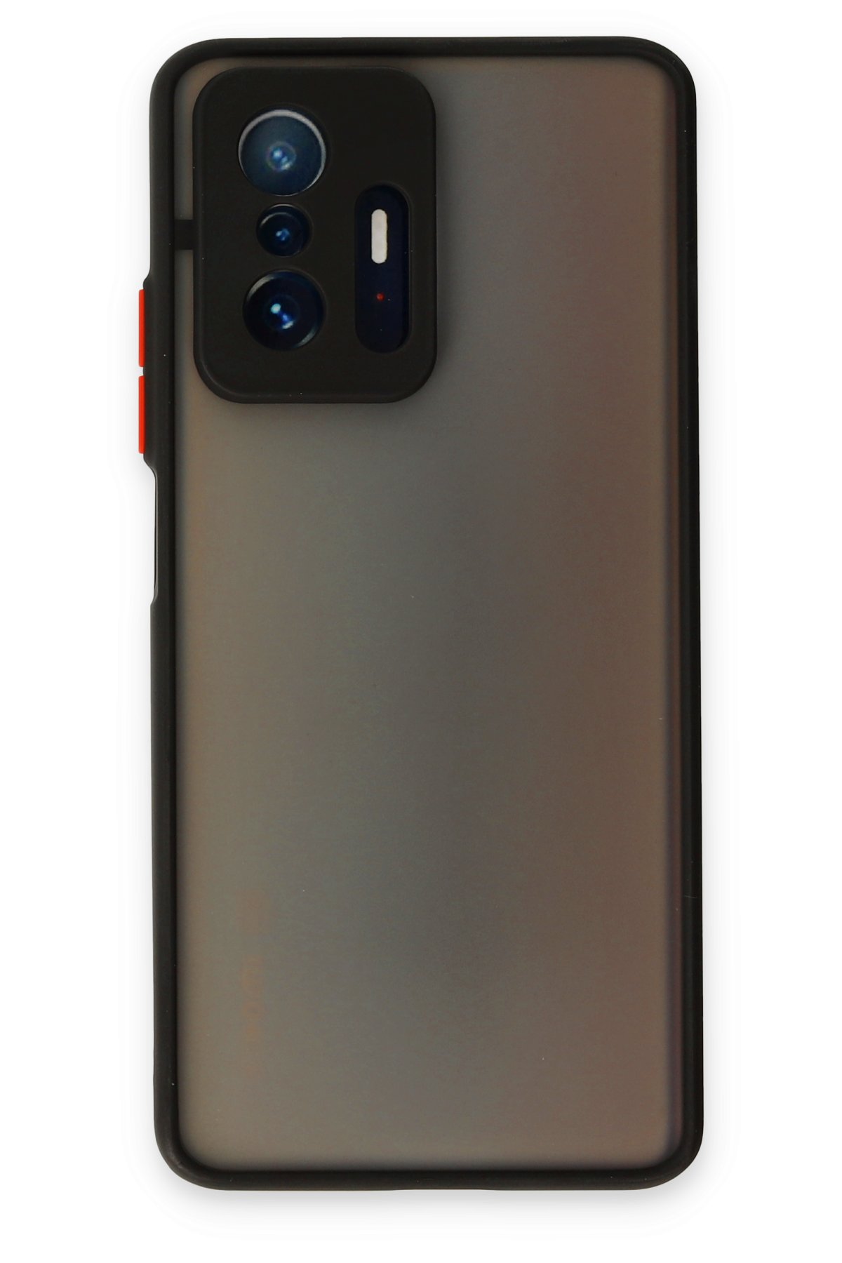 Newface Xiaomi Mi 11T Kılıf Montreal Yüzüklü Silikon Kapak - Kırmızı