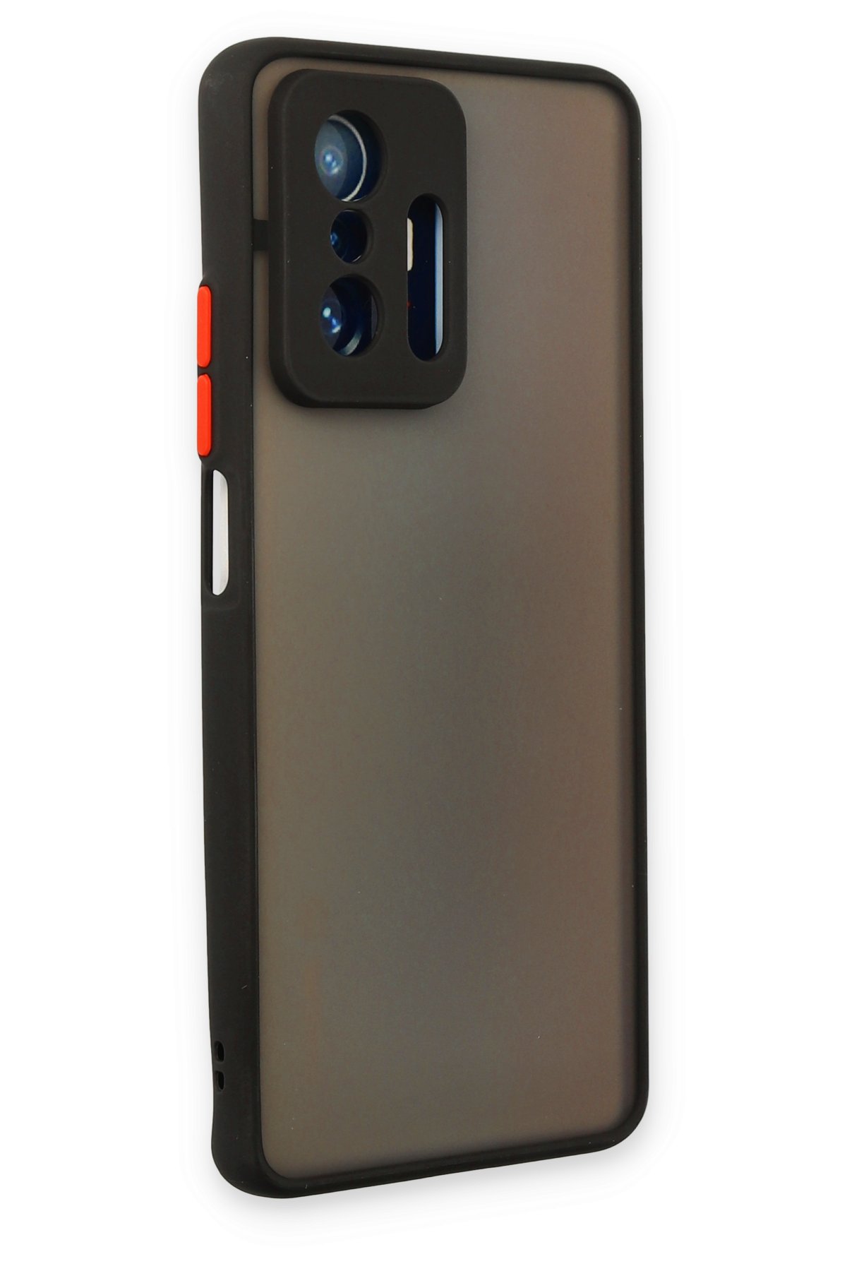 Newface Xiaomi Mi 11T Kılıf Montreal Yüzüklü Silikon Kapak - Kırmızı