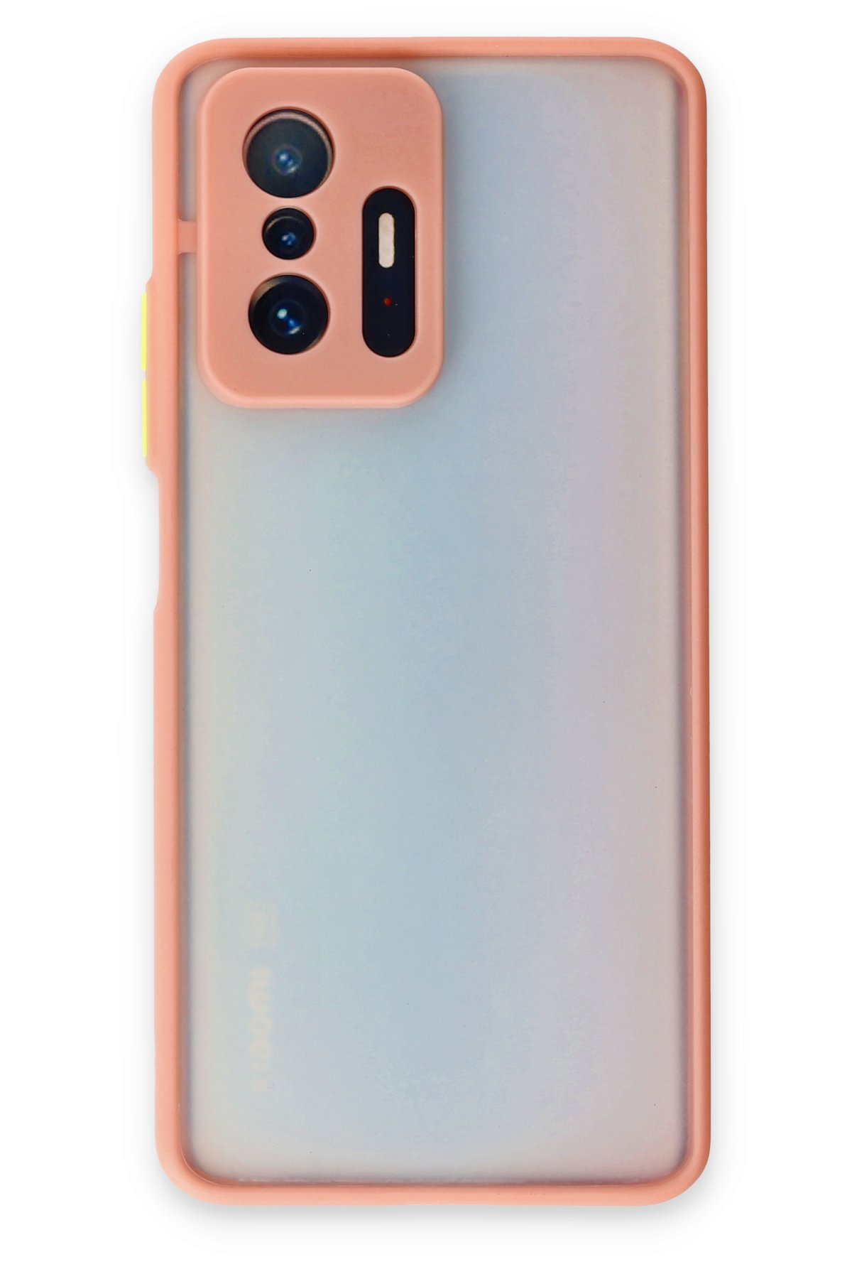 Newface Xiaomi Mi 11T Pro Kılıf Zuma Kartvizitli Yüzüklü Silikon - Kırmızı