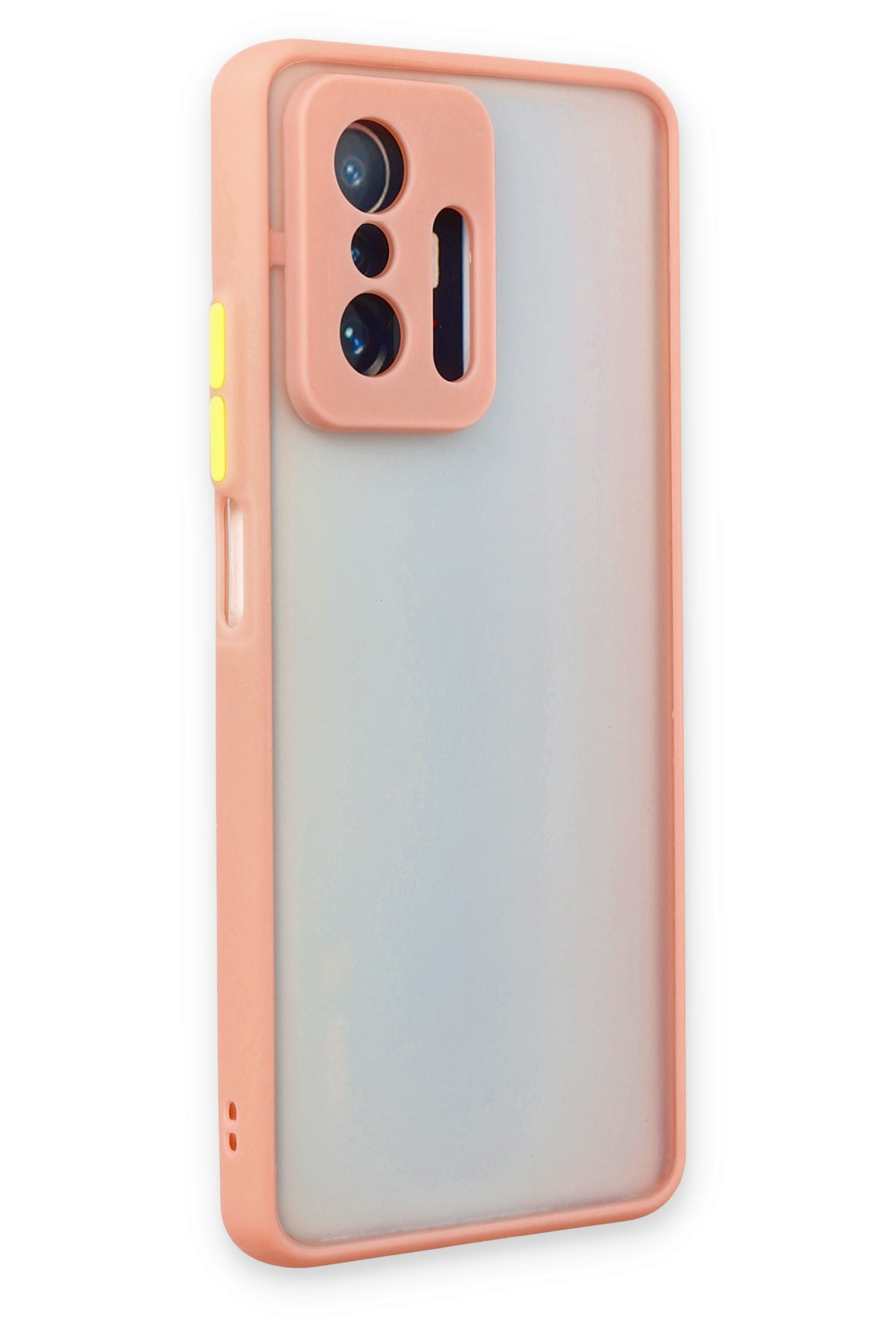 Newface Xiaomi Mi 11T Pro Kılıf Zuma Kartvizitli Yüzüklü Silikon - Kırmızı