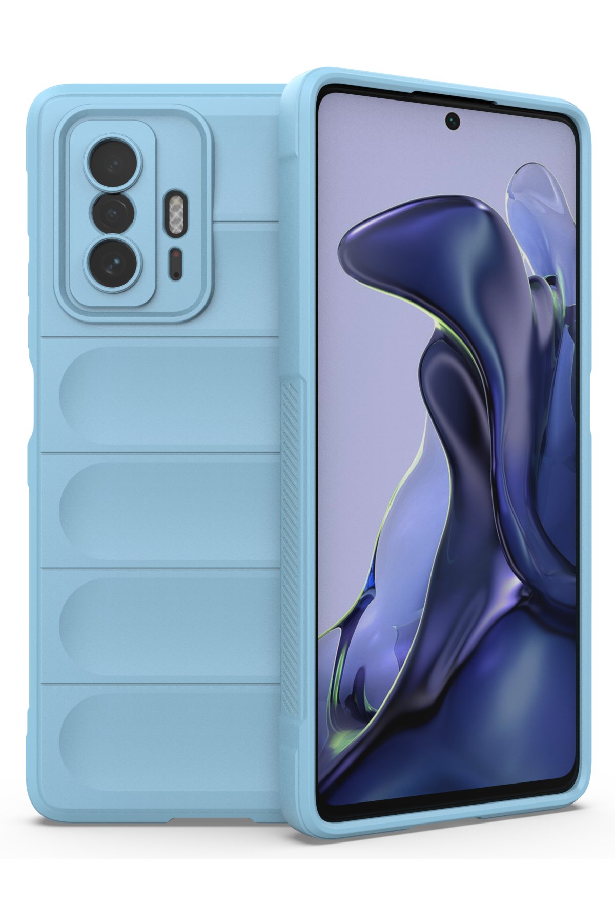 Newface Xiaomi Mi 11T Pro Kılıf Volet Silikon - Açık Yeşil