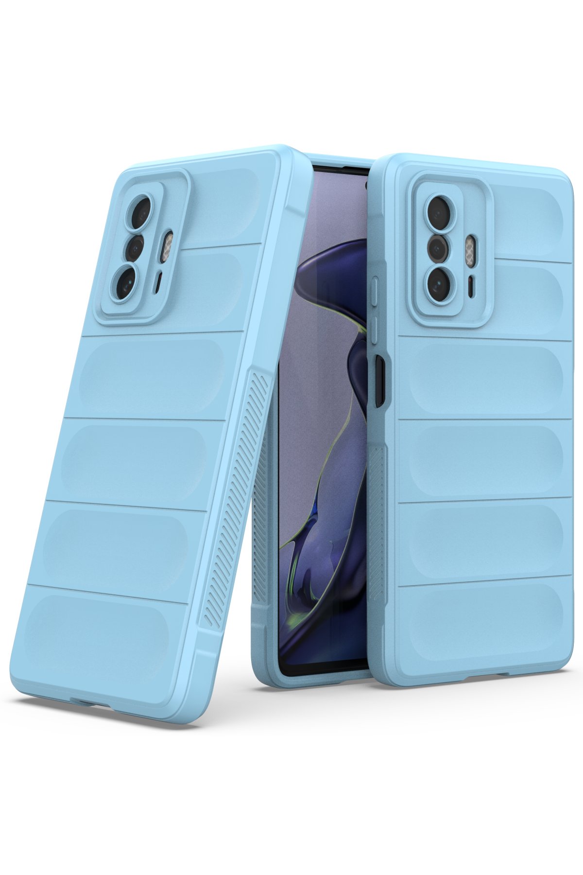 Newface Xiaomi Mi 11T Pro Kılıf Volet Silikon - Açık Yeşil