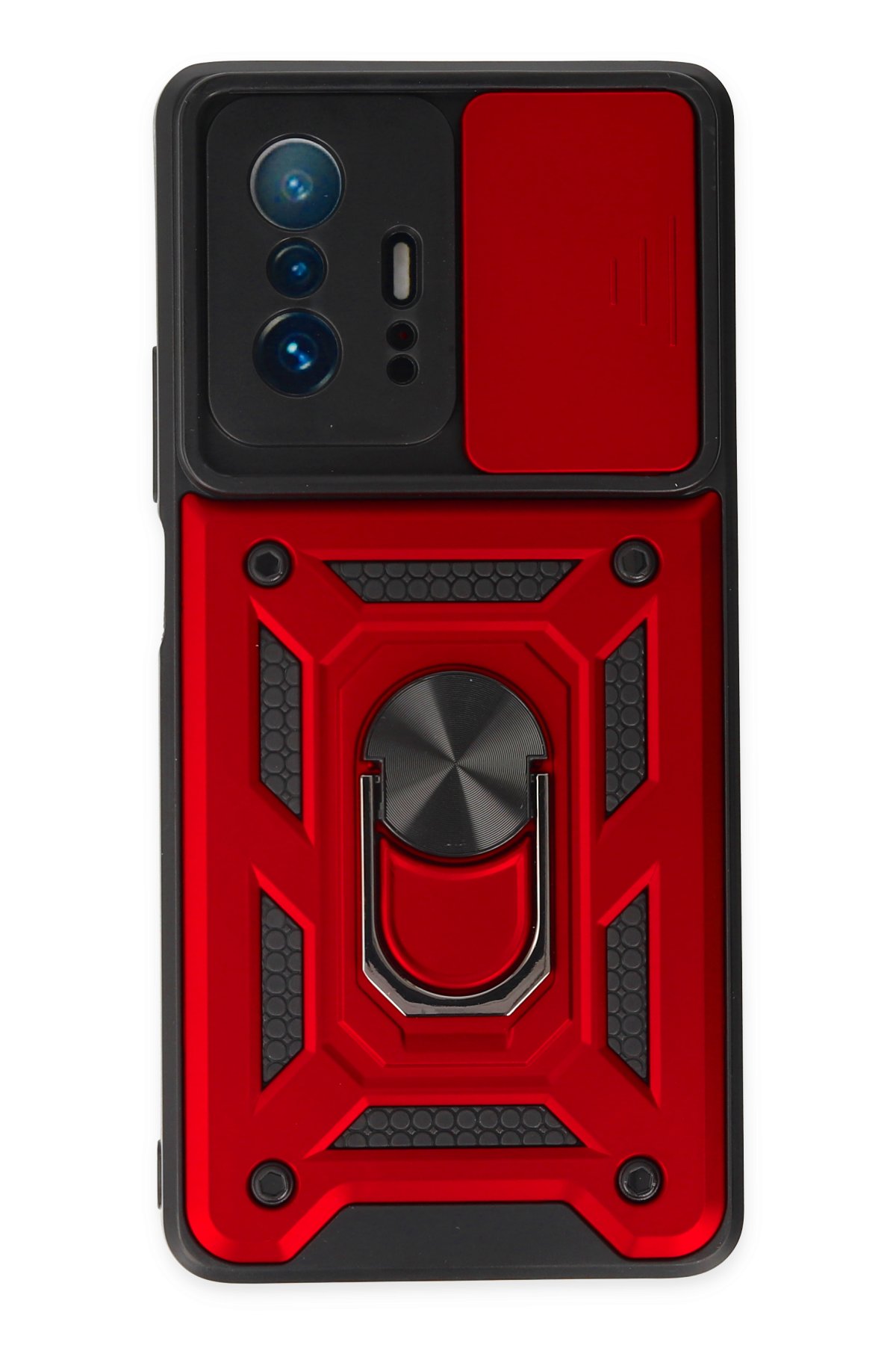 Newface Xiaomi Mi 11T Pro Kılıf Optimum Silikon - Kırmızı