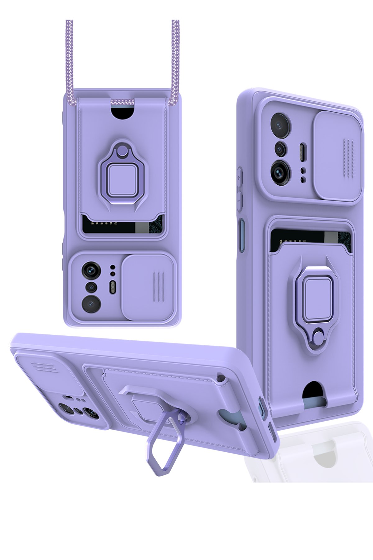 Newface Xiaomi Mi 11T Pro Kılıf Nano içi Kadife Silikon - Mavi