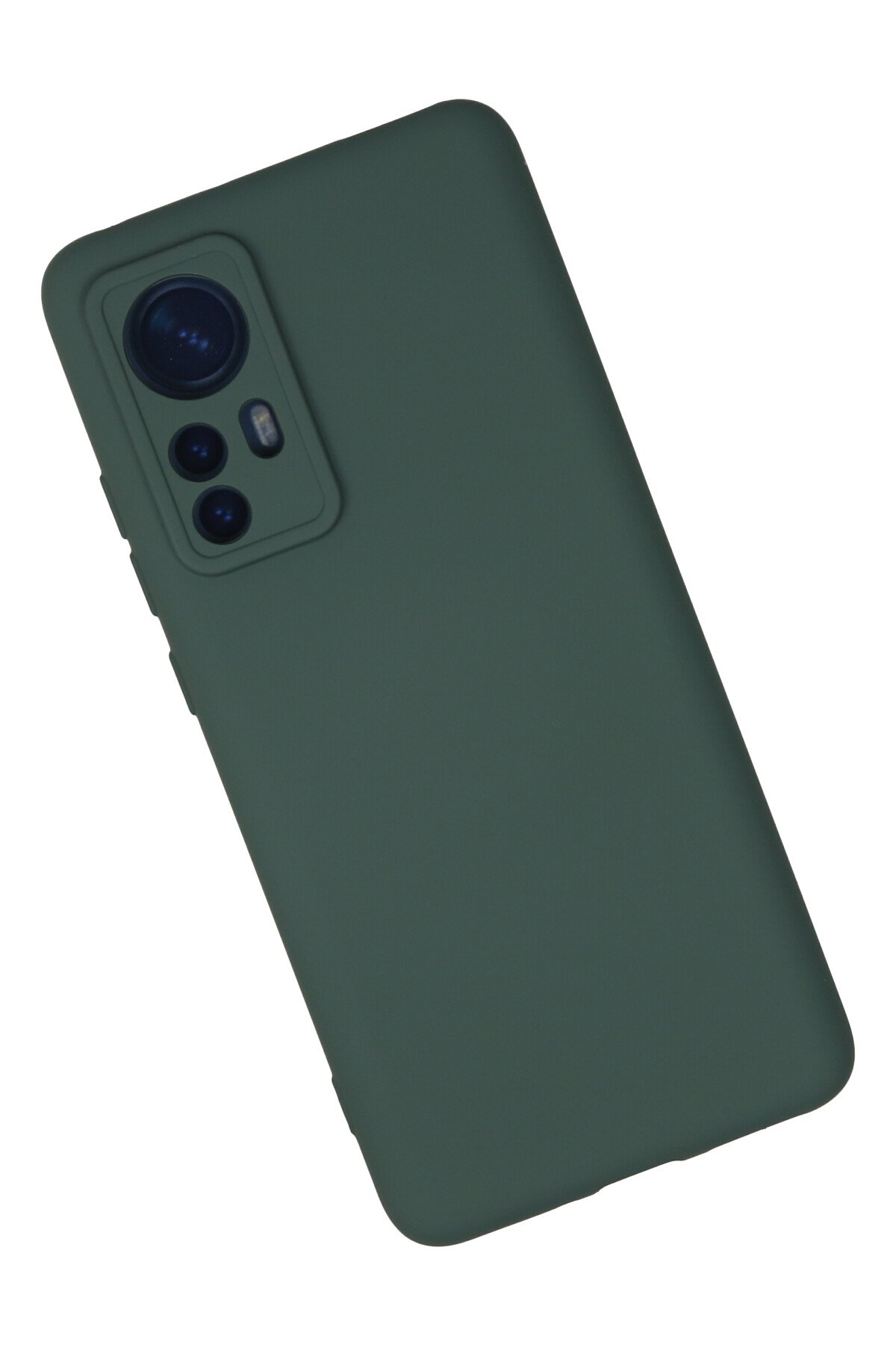 Newface Xiaomi Mi 12 Kılıf Nano içi Kadife Silikon - Kırmızı