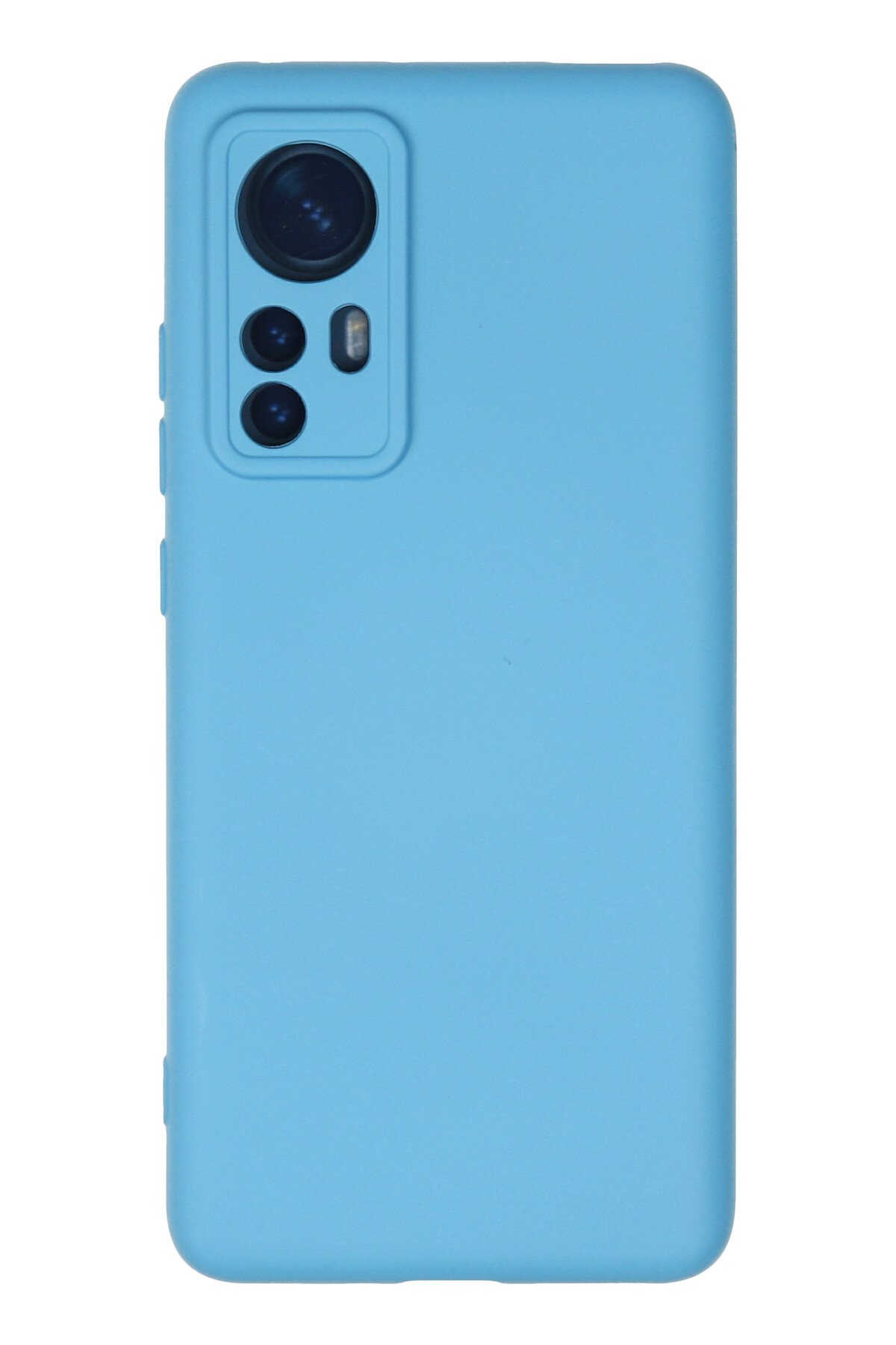 Newface Xiaomi Mi 12 Kılıf Nano içi Kadife Silikon - Lacivert