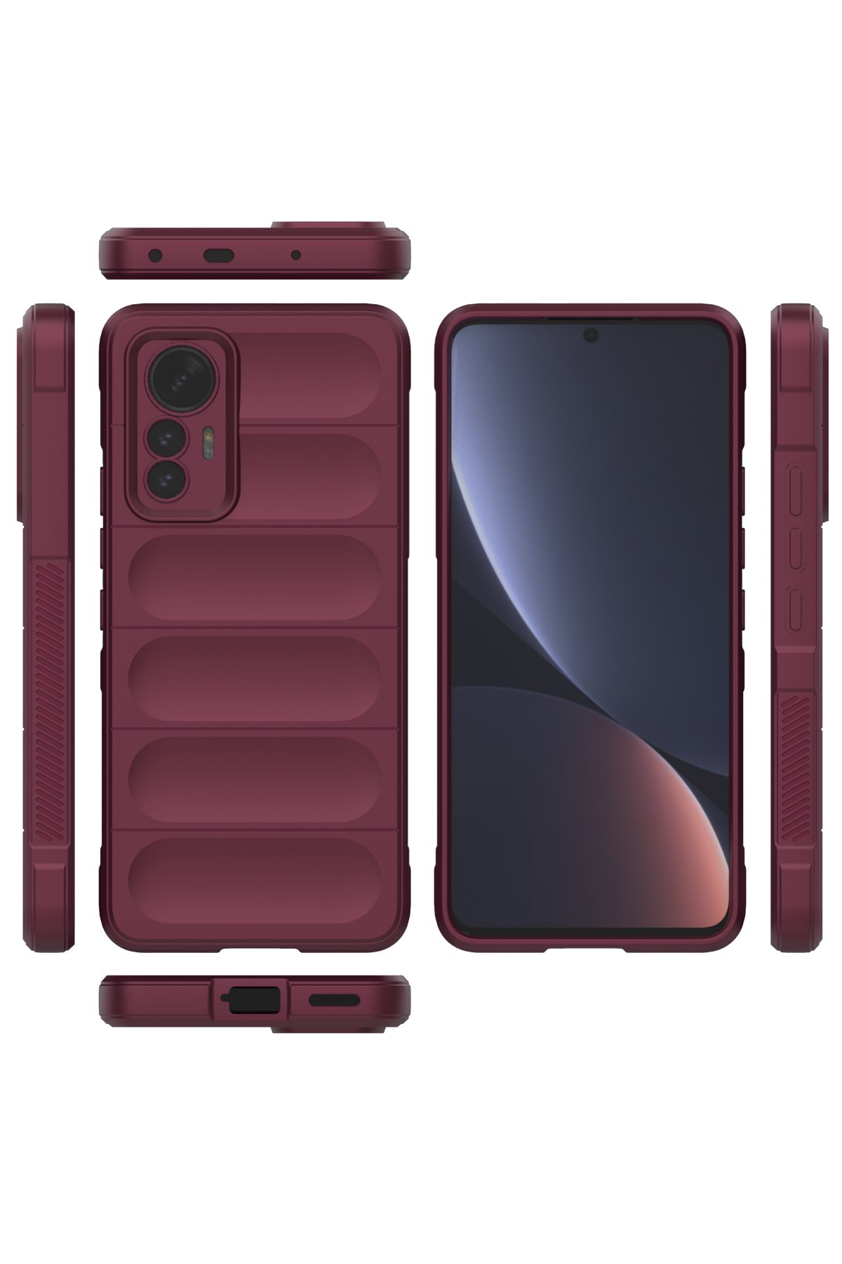 Newface Xiaomi Mi 12 Lite Kılıf Montreal Silikon Kapak - Yeşil