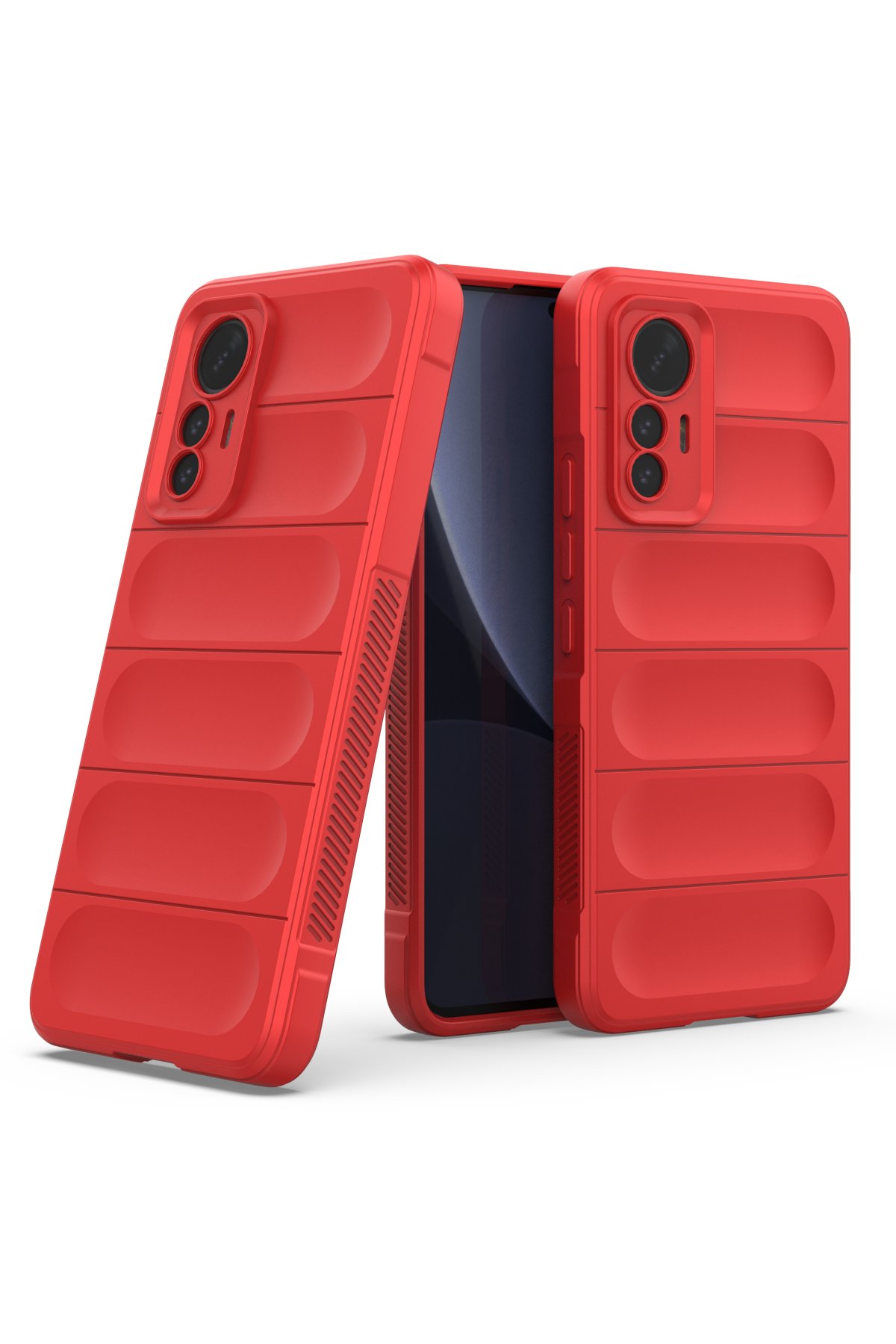 Newface Xiaomi Mi 12 Lite Kılıf Optimum Silikon - Bordo