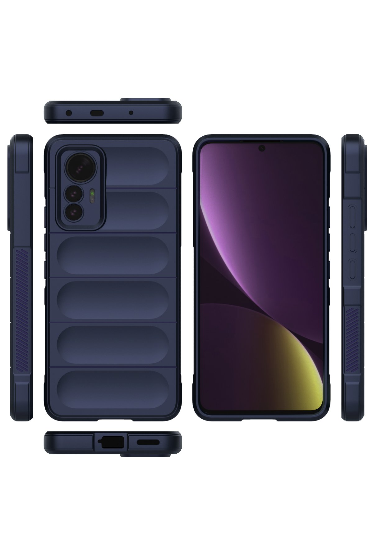 Newface Xiaomi Mi 12 Lite Kılıf Optimum Silikon - Mor