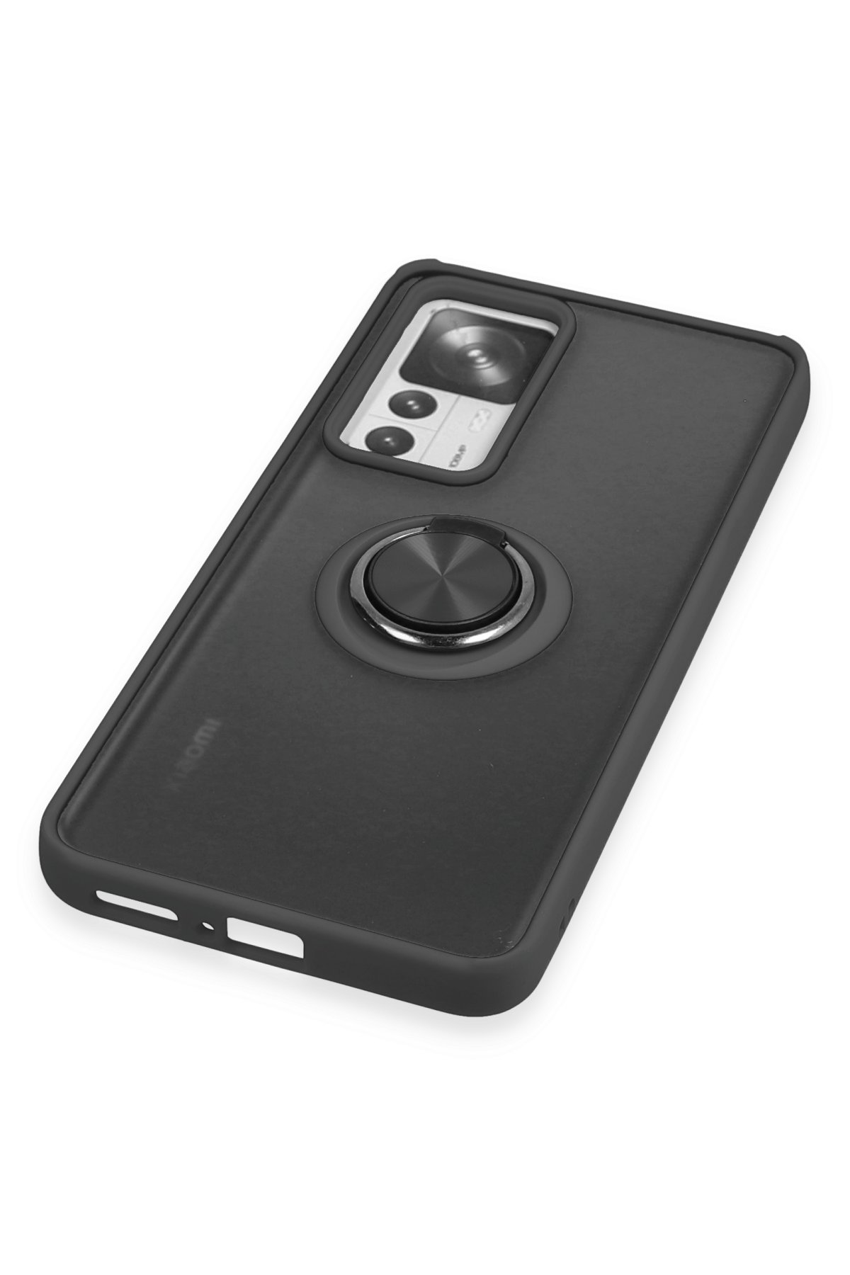 Newface Xiaomi Mi 12T Kılıf Montreal Yüzüklü Silikon Kapak - Yeşil