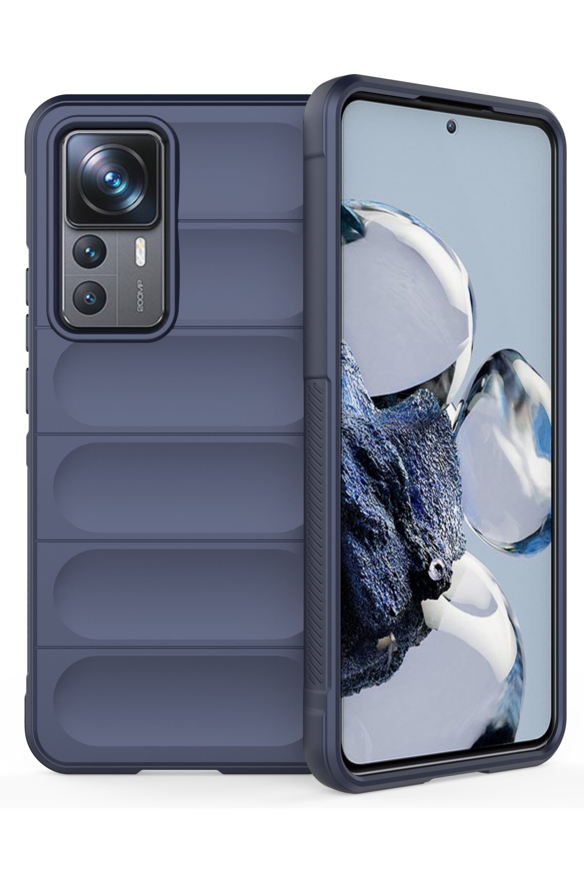 Newface Xiaomi Mi 12T Kılıf Montreal Yüzüklü Silikon Kapak - Kırmızı