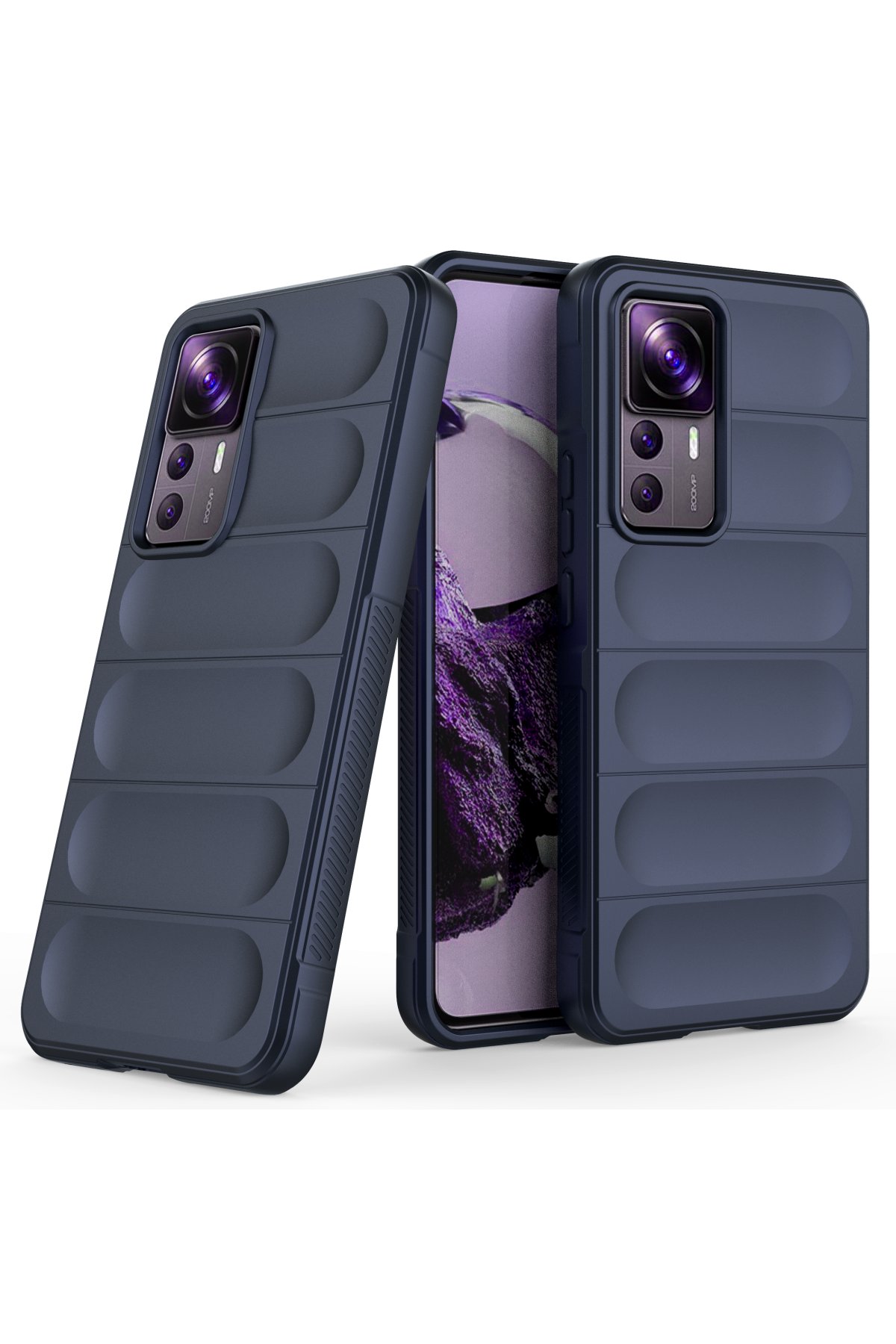 Newface Xiaomi Mi 12T Kılıf Montreal Yüzüklü Silikon Kapak - Kırmızı