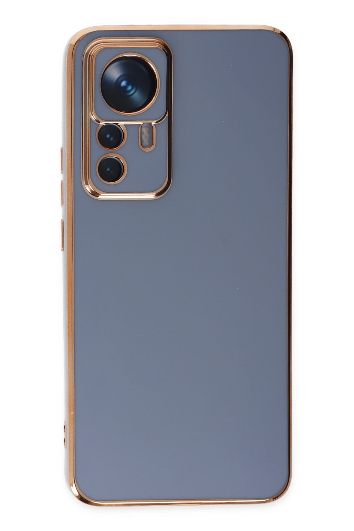 Newface Xiaomi Mi 12T Kılıf Pars Lens Yüzüklü Silikon - Gümüş