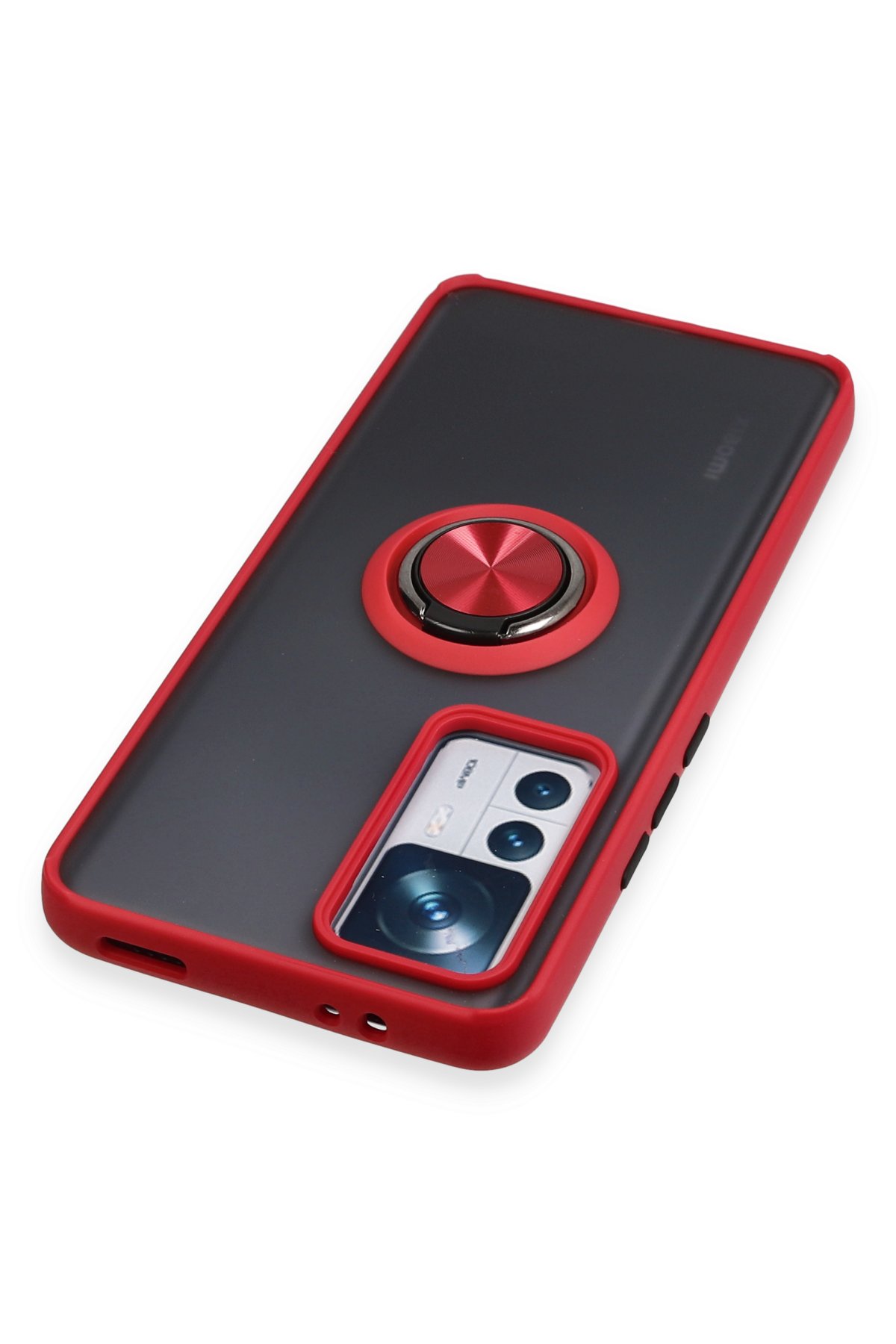 Newface Xiaomi Mi 12T Pro Kılıf Nano içi Kadife Silikon - Turuncu