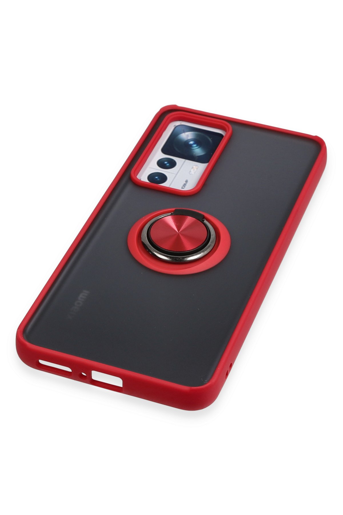 Newface Xiaomi Mi 12T Pro Kılıf Nano içi Kadife Silikon - Turuncu