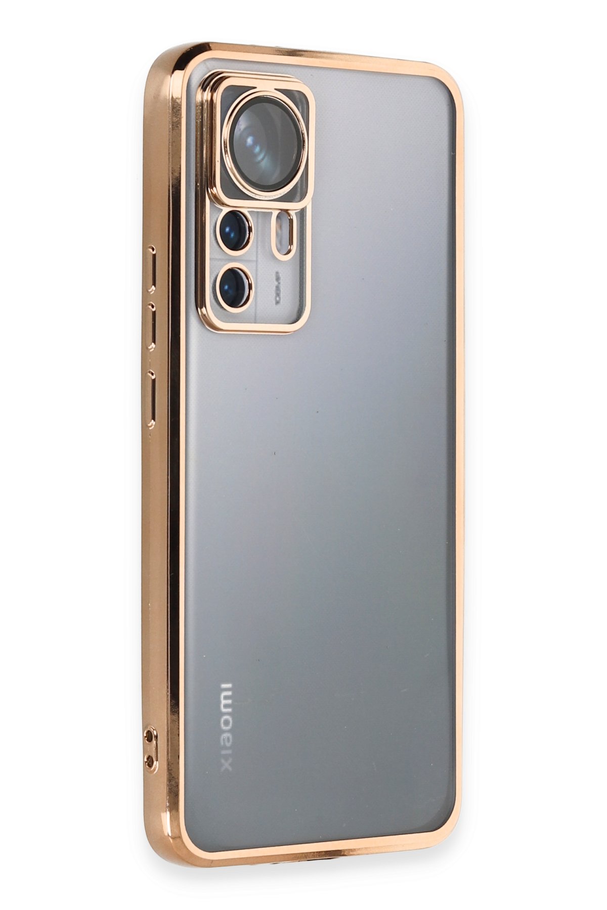 Newface Xiaomi Mi 12T Pro Kılıf Nano içi Kadife Silikon - Turuncu