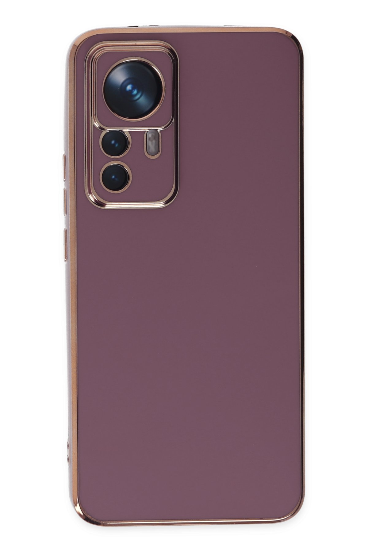 Newface Xiaomi Mi 12T Pro Kılıf Nano içi Kadife Silikon - Turuncu