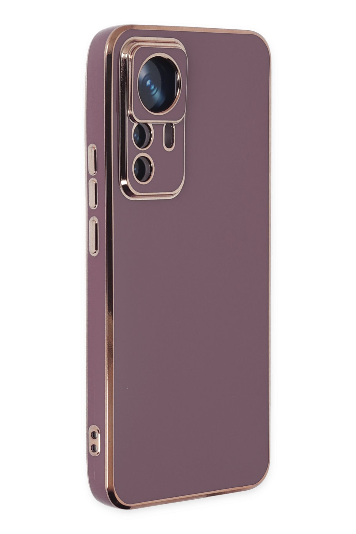 Newface Xiaomi Mi 12T Pro Kılıf Nano içi Kadife Silikon - Turuncu