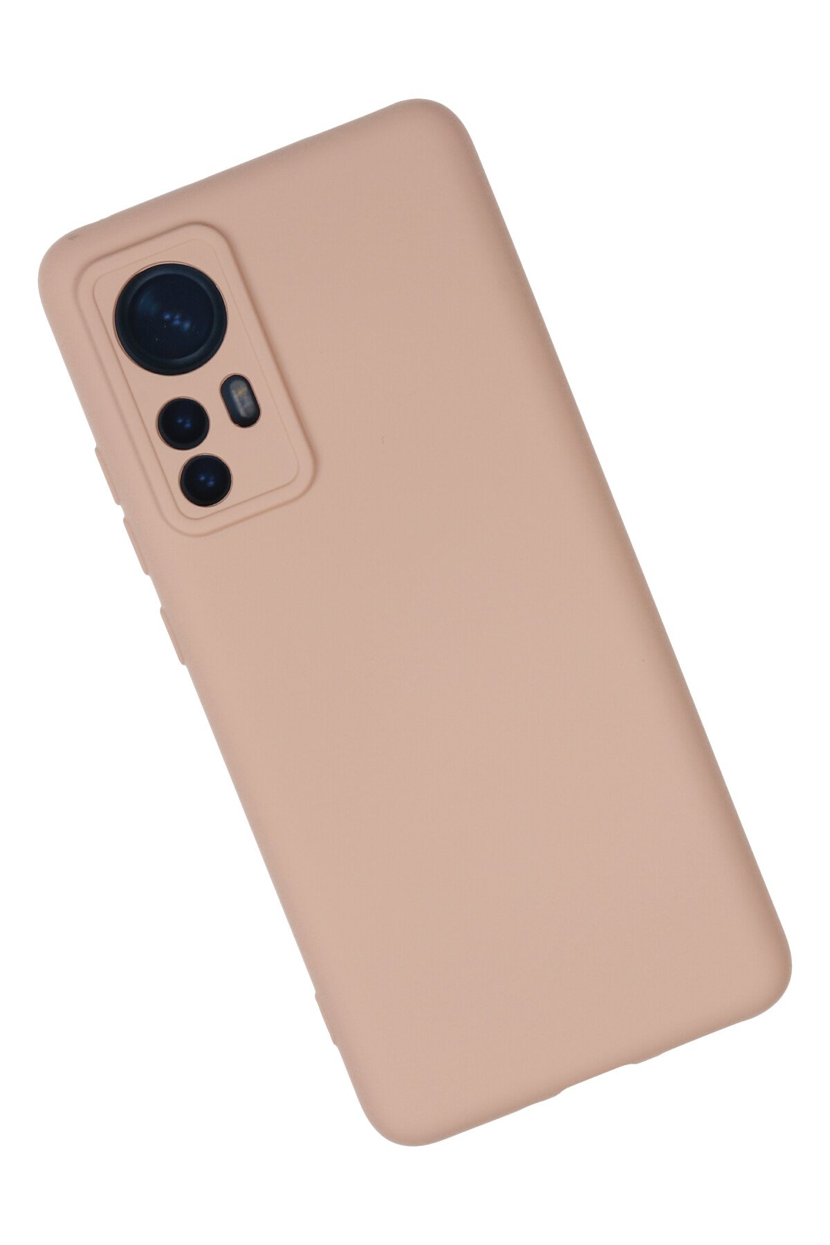 Newface Xiaomi Mi 12X Kılıf Nano içi Kadife Silikon - Siyah