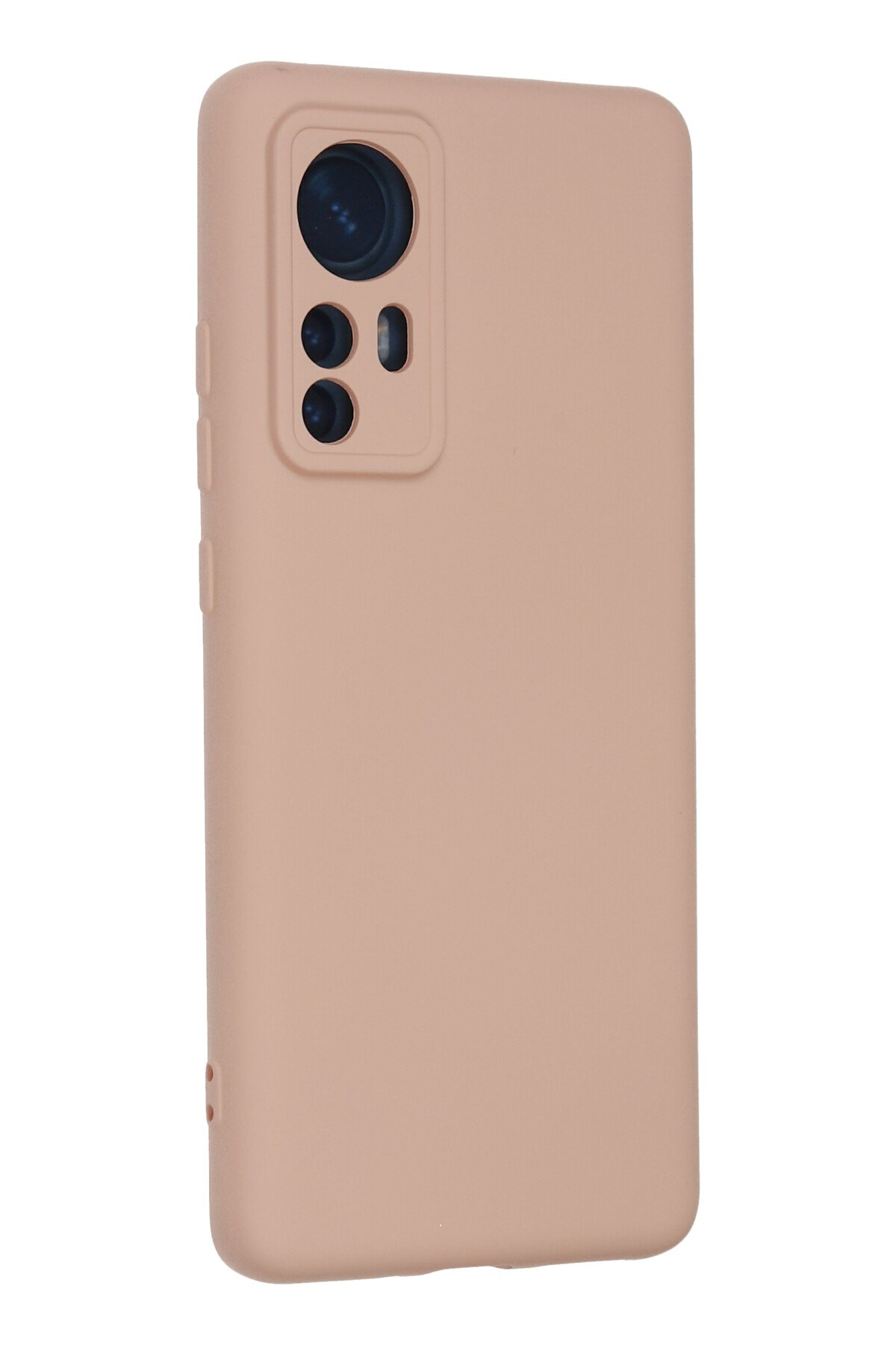 Newface Xiaomi Mi 12X Kılıf Nano içi Kadife Silikon - Siyah