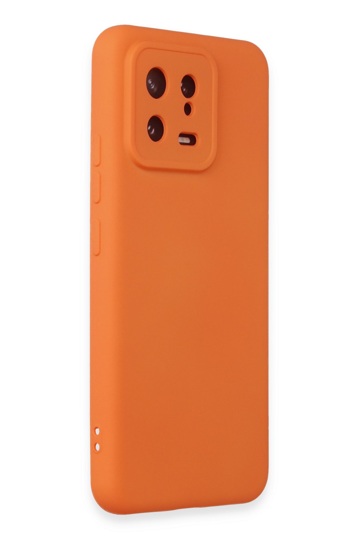 Newface Xiaomi Mi 13 Kılıf Nano içi Kadife Silikon - Kırmızı