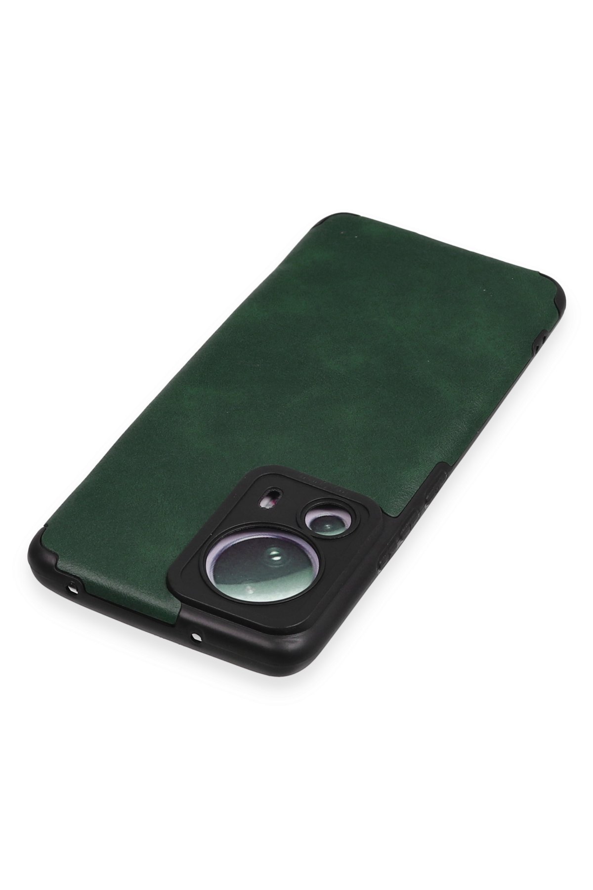 Newface Xiaomi Mi 13 Lite Kılıf Loop Deri Silikon - Siyah