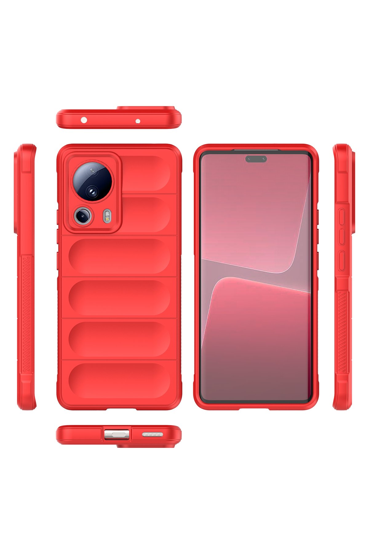 Newface Xiaomi Mi 13 Lite Kılıf Loop Deri Silikon - Lacivert