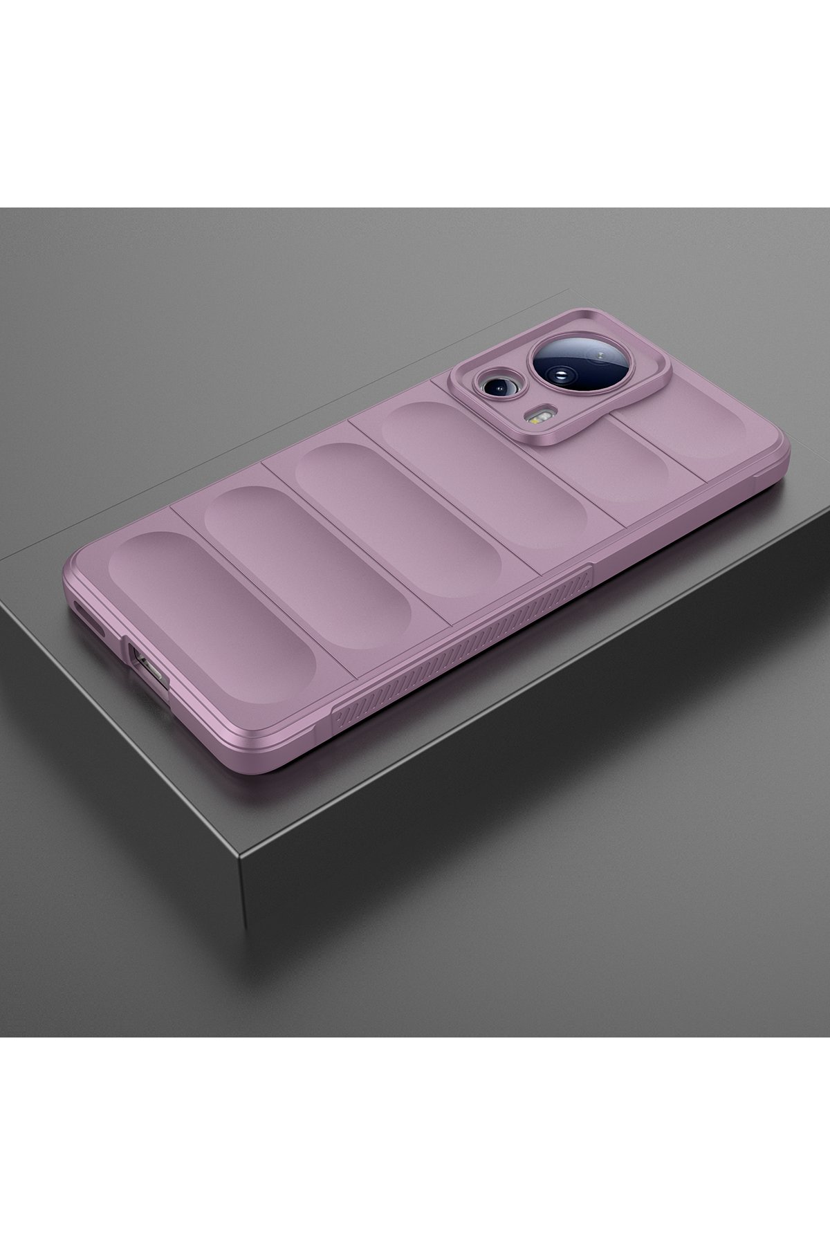 Newface Xiaomi Mi 13 Lite Kılıf Loop Deri Silikon - Siyah