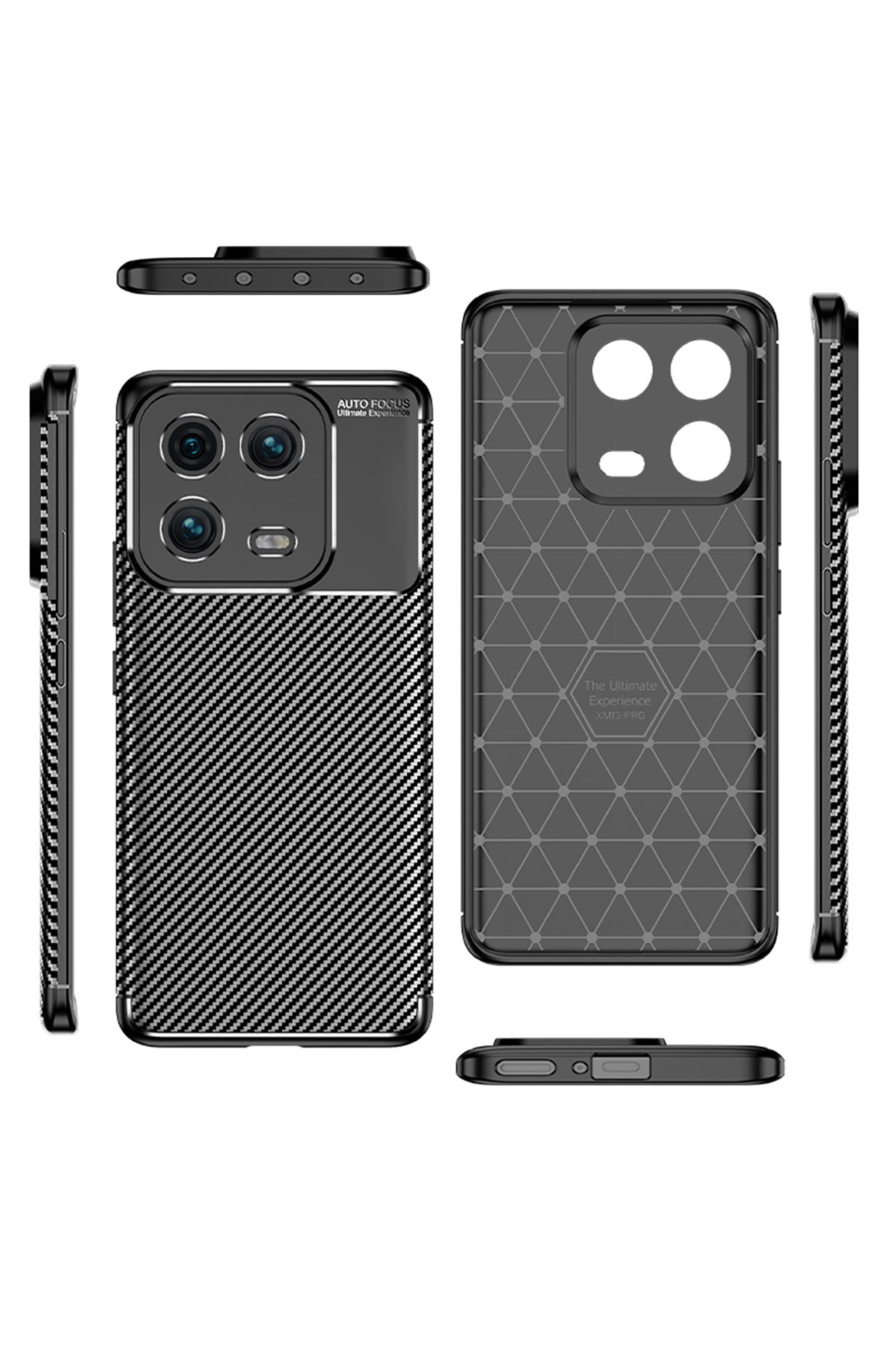 Newface Xiaomi Mi 13 Pro Kılıf Nano içi Kadife Silikon - Kırmızı