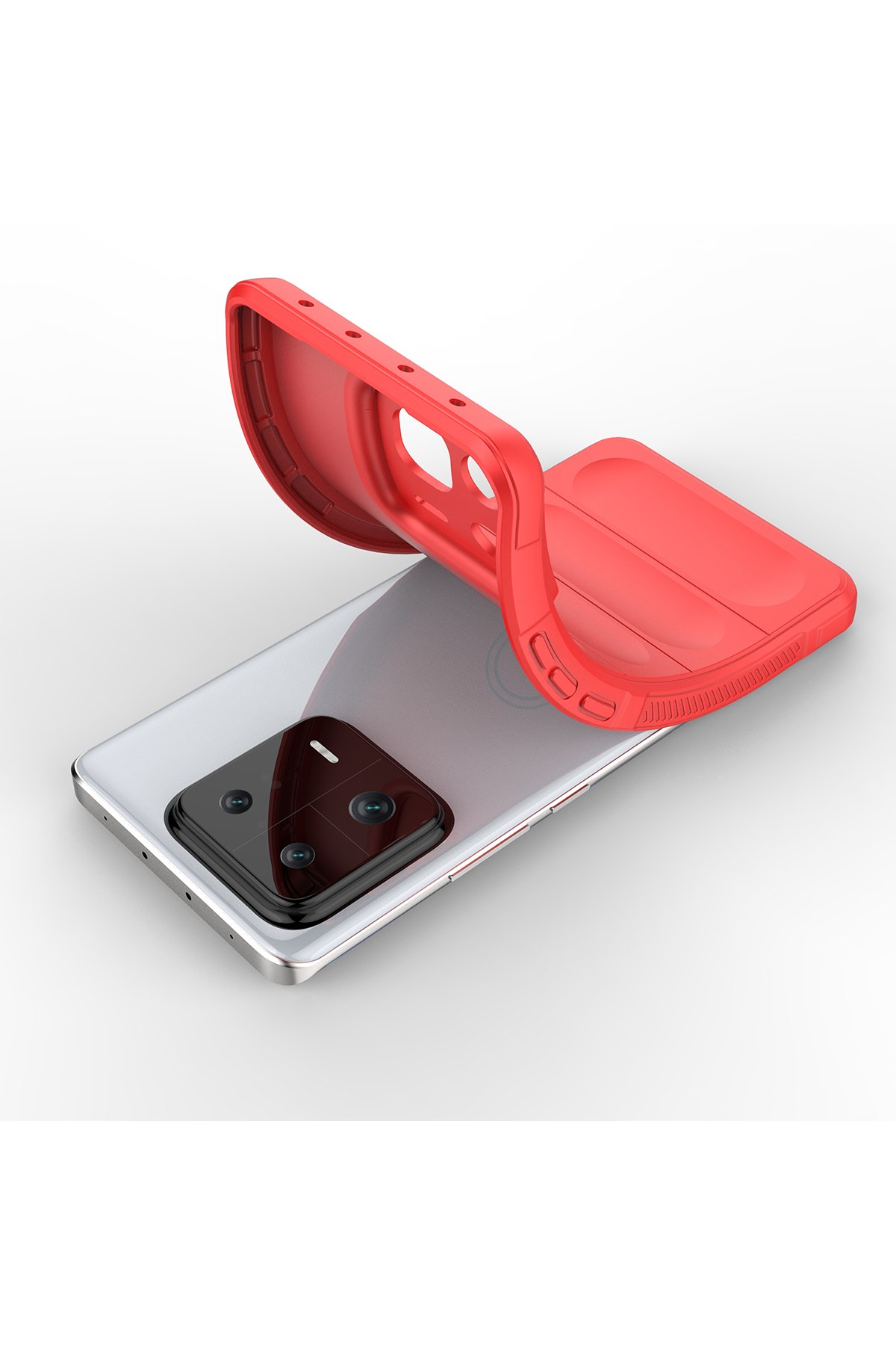 Newface Xiaomi Mi 13 Pro Kılıf Nano içi Kadife Silikon - Siyah