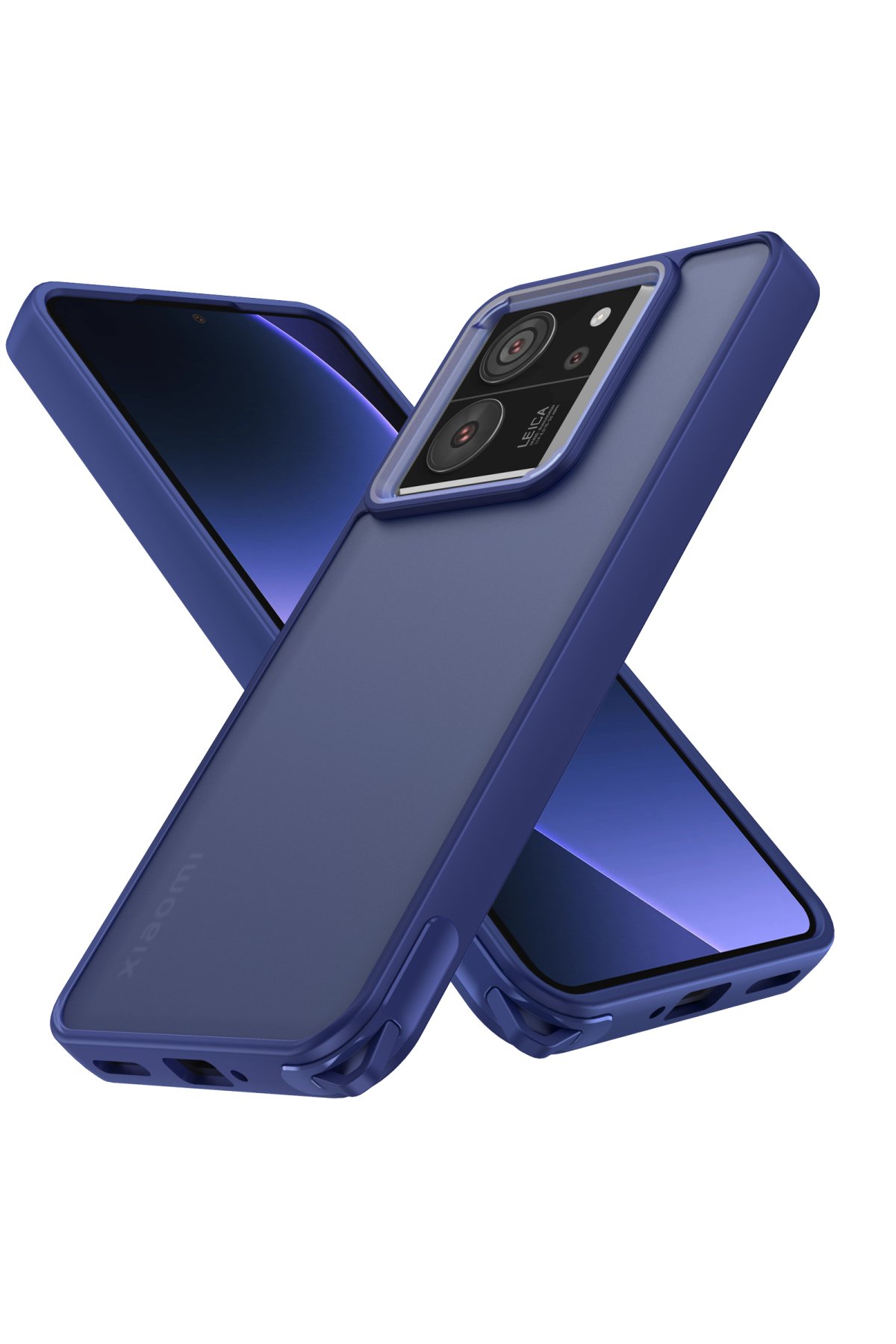Newface Xiaomi Mi 13T Kılıf Joy Lens Standlı Kapak - Kırmızı