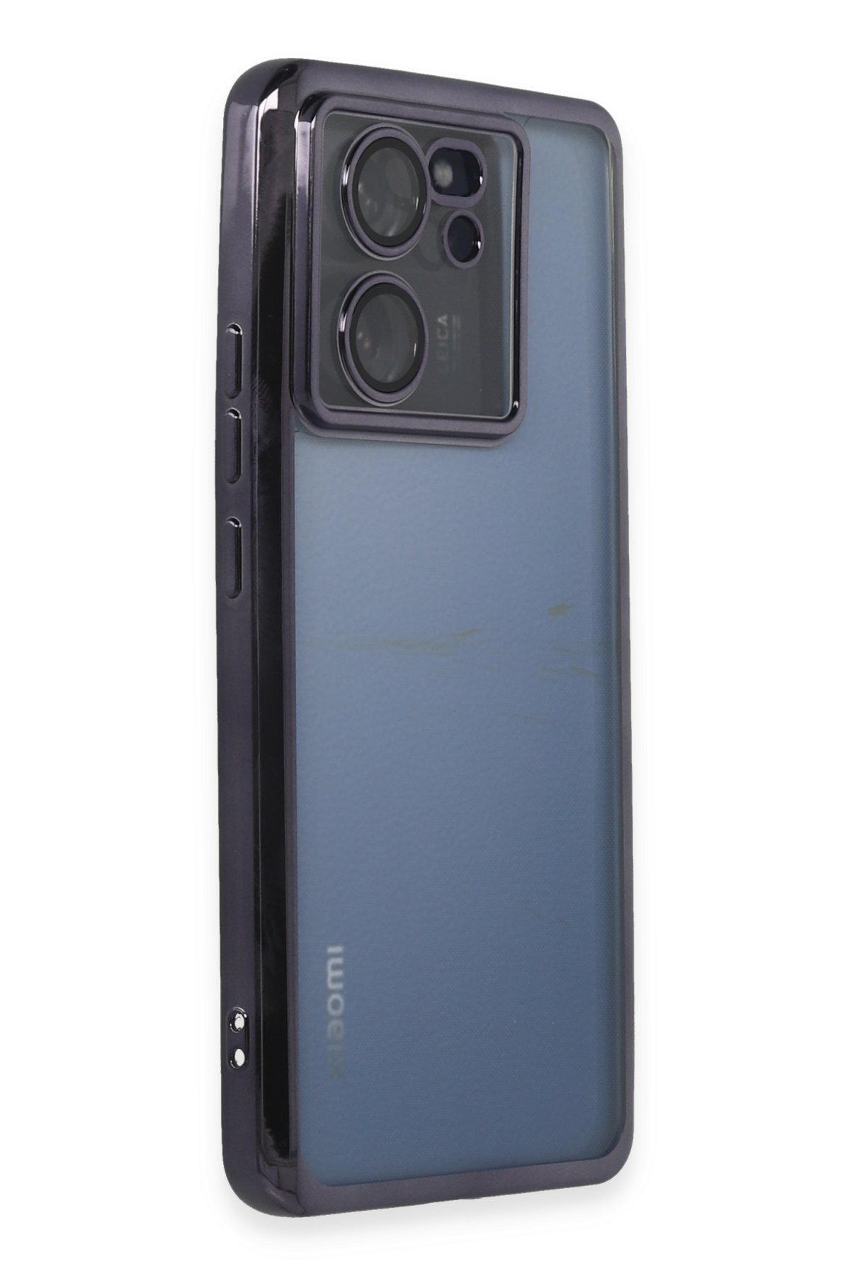 Newface Xiaomi Mi 13T Pro Kılıf Montreal Yüzüklü Silikon Kapak - Siyah