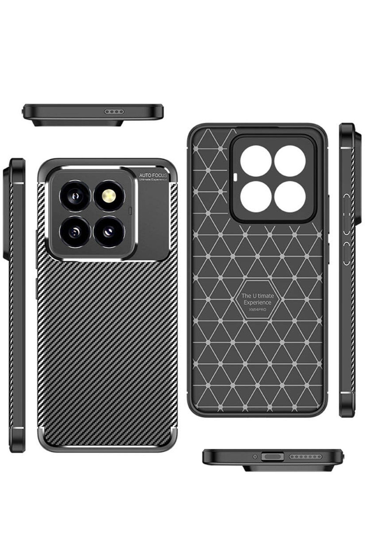 Newface Xiaomi Mi 14T Pro Kılıf Lüx Şeffaf Silikon
