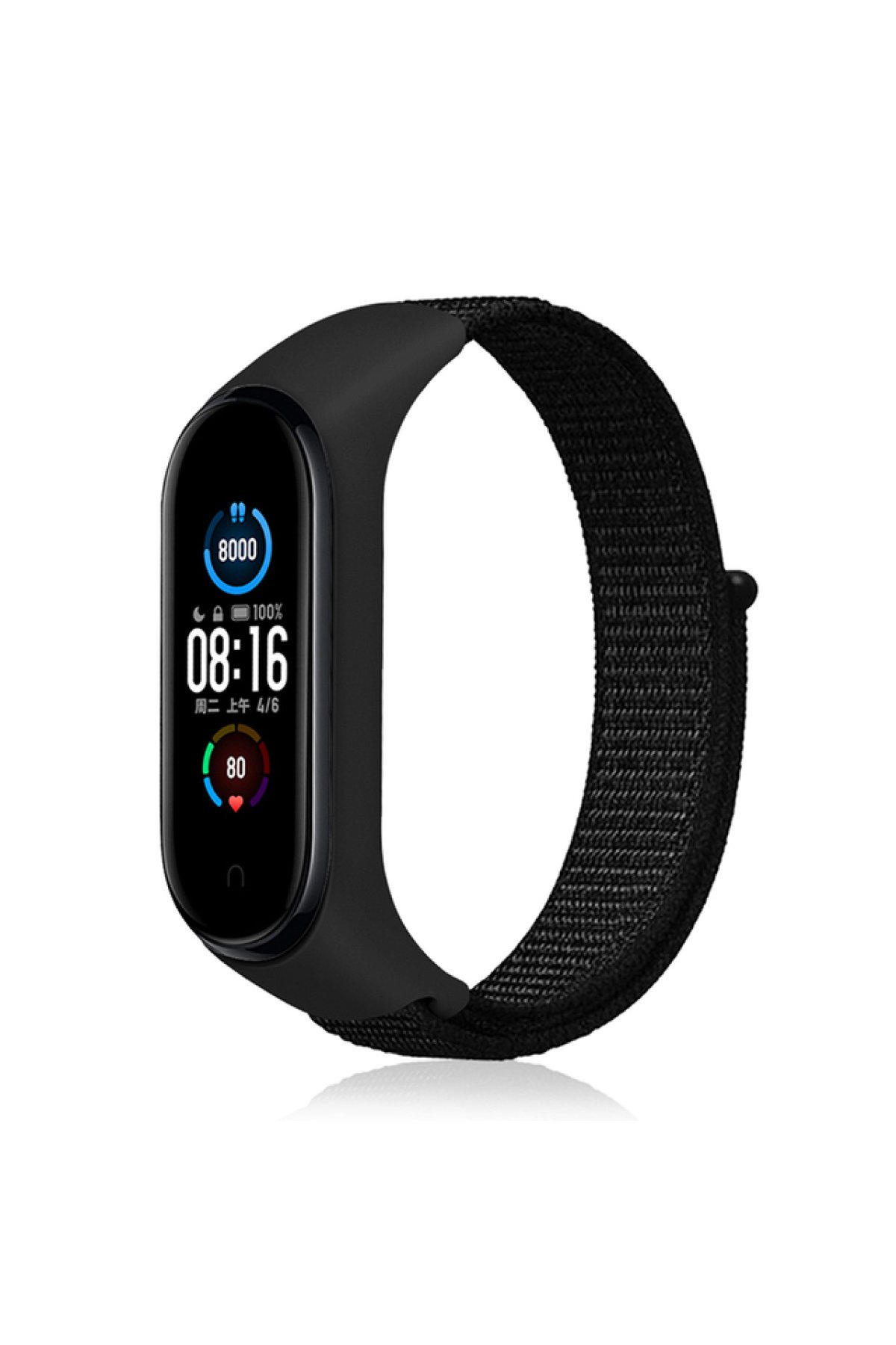 Newface Xiaomi Mi Band 4 Spor Delikli Kordon - Lacivert-Beyaz