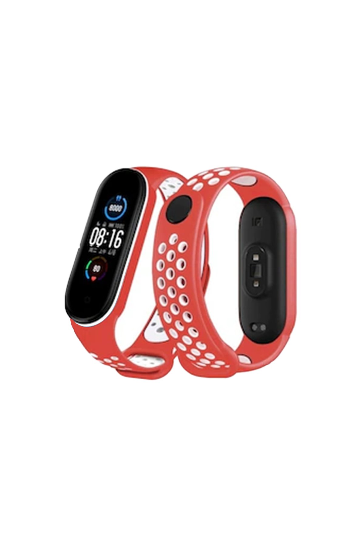 Newface Xiaomi Mi Band 3 Spor Delikli Kordon - Mor-Mavi